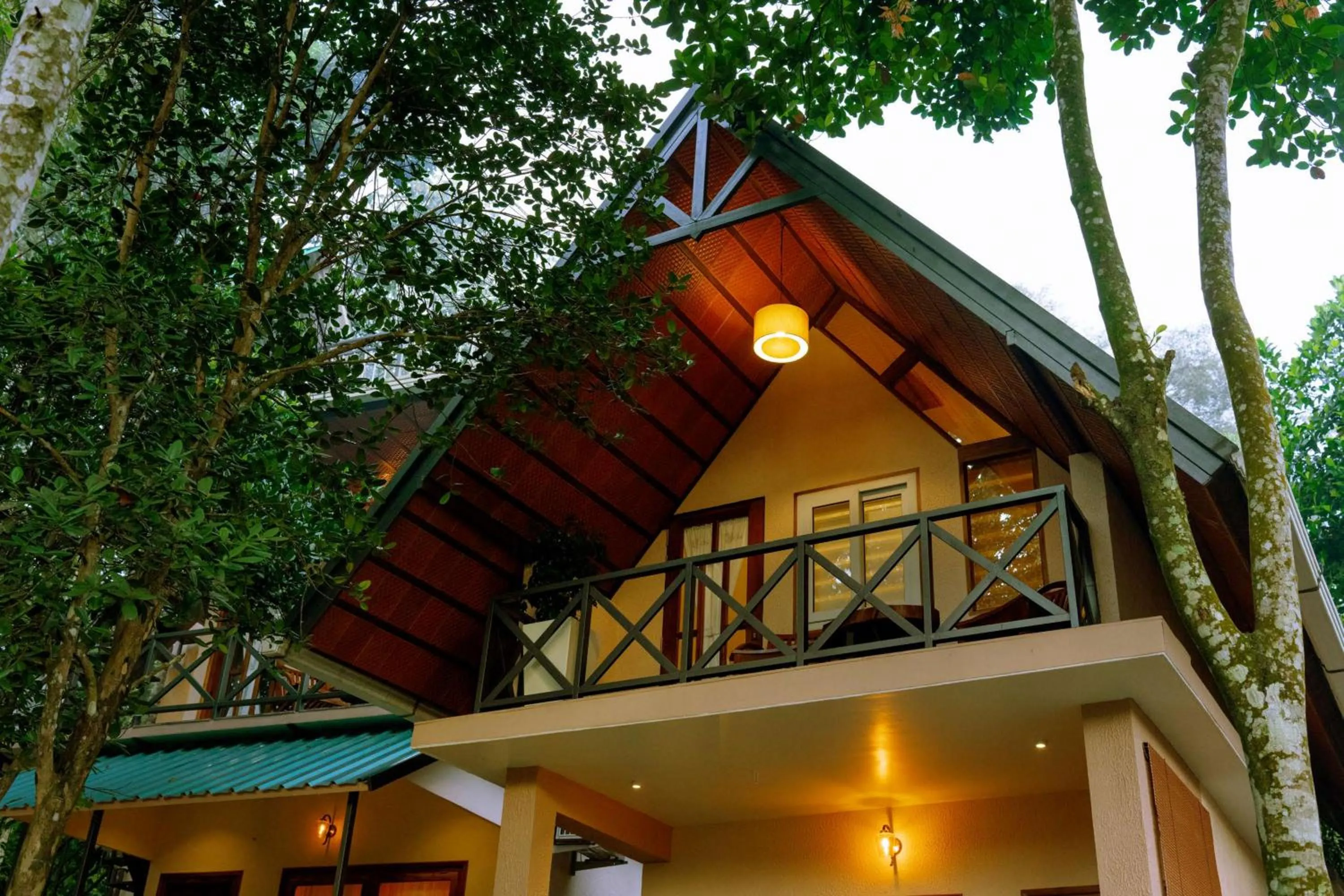Facade/entrance in Casa Bella, Thekkady