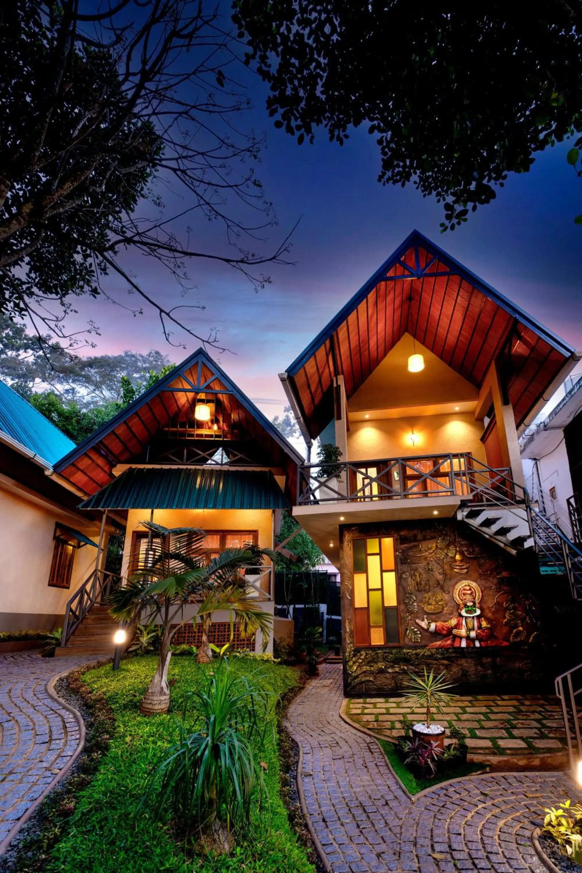 Property building in Casa Bella, Thekkady