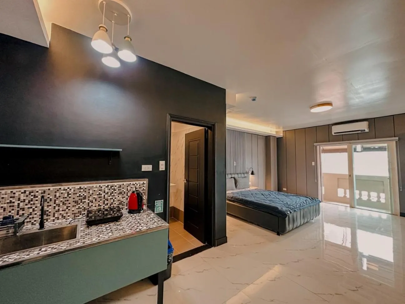 Bed in Clark CU Hotel