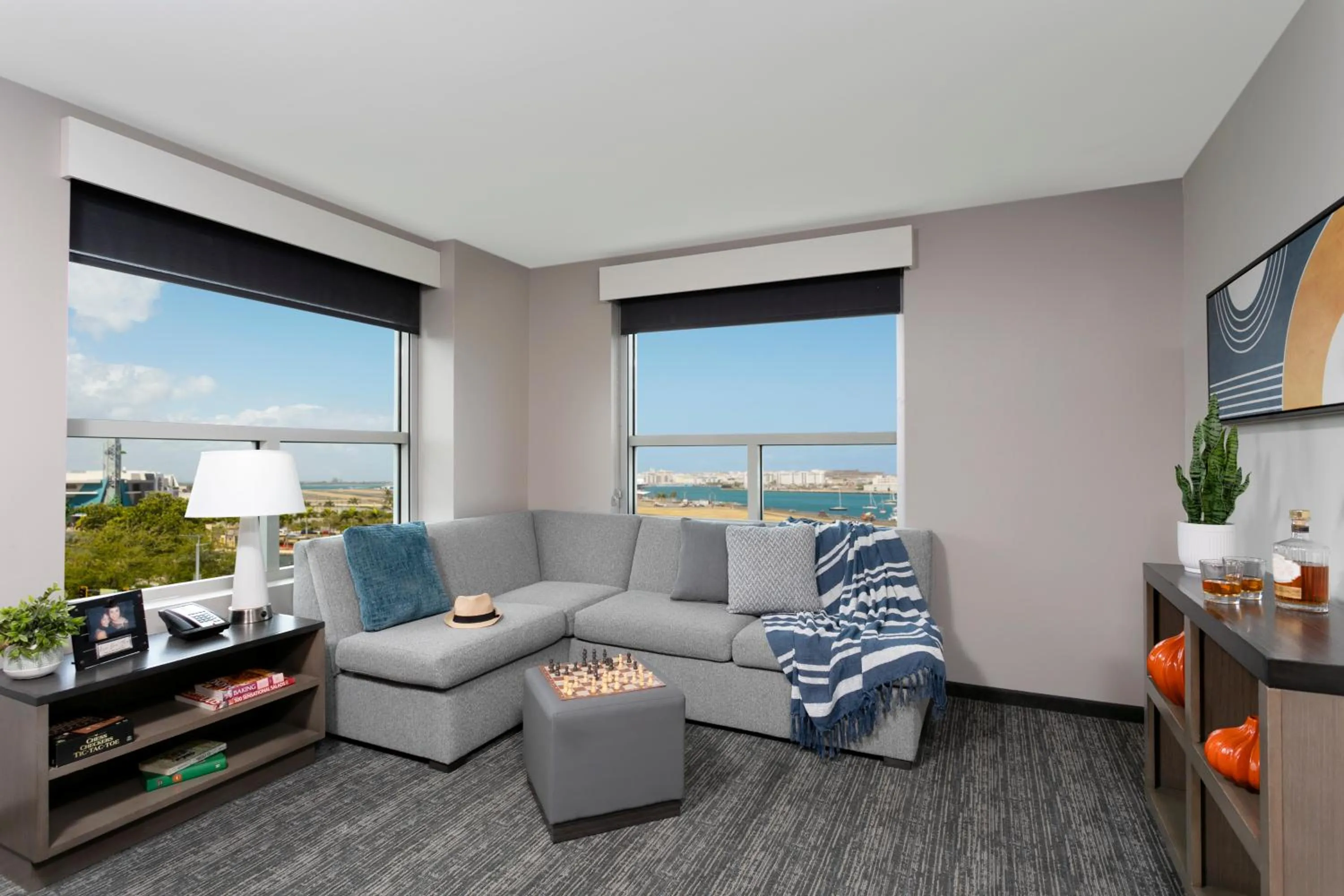 Living room in Hyatt House San Juan