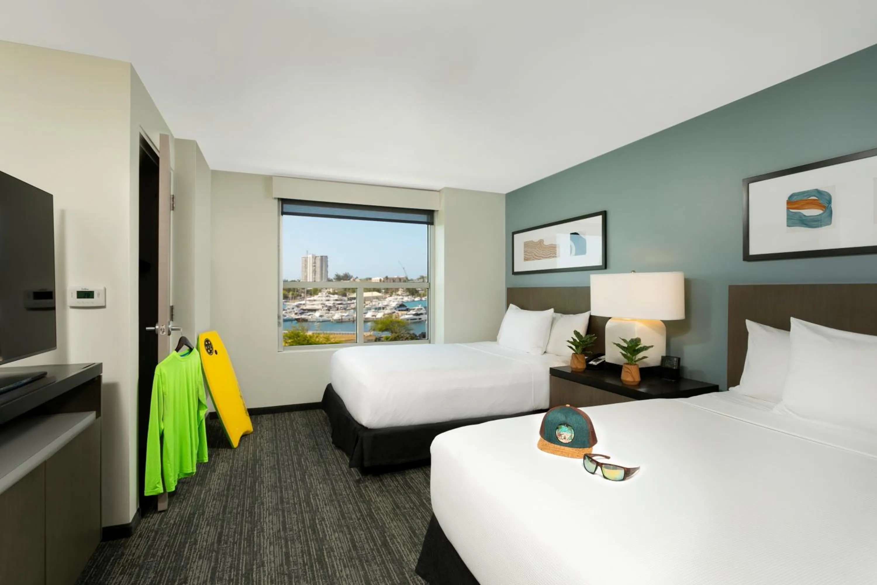 Bed in Hyatt House San Juan