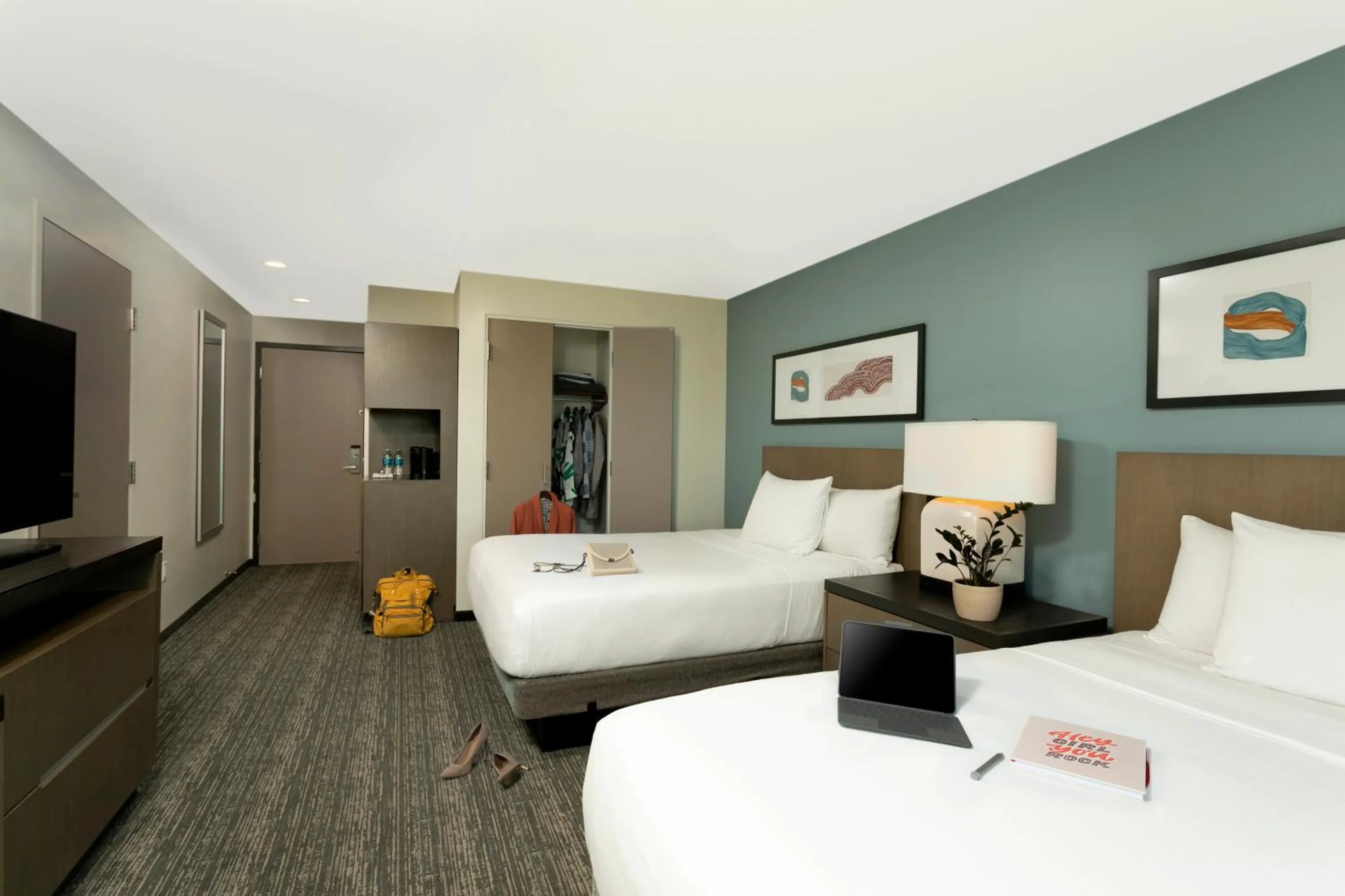 Bedroom, Bed in Hyatt House San Juan