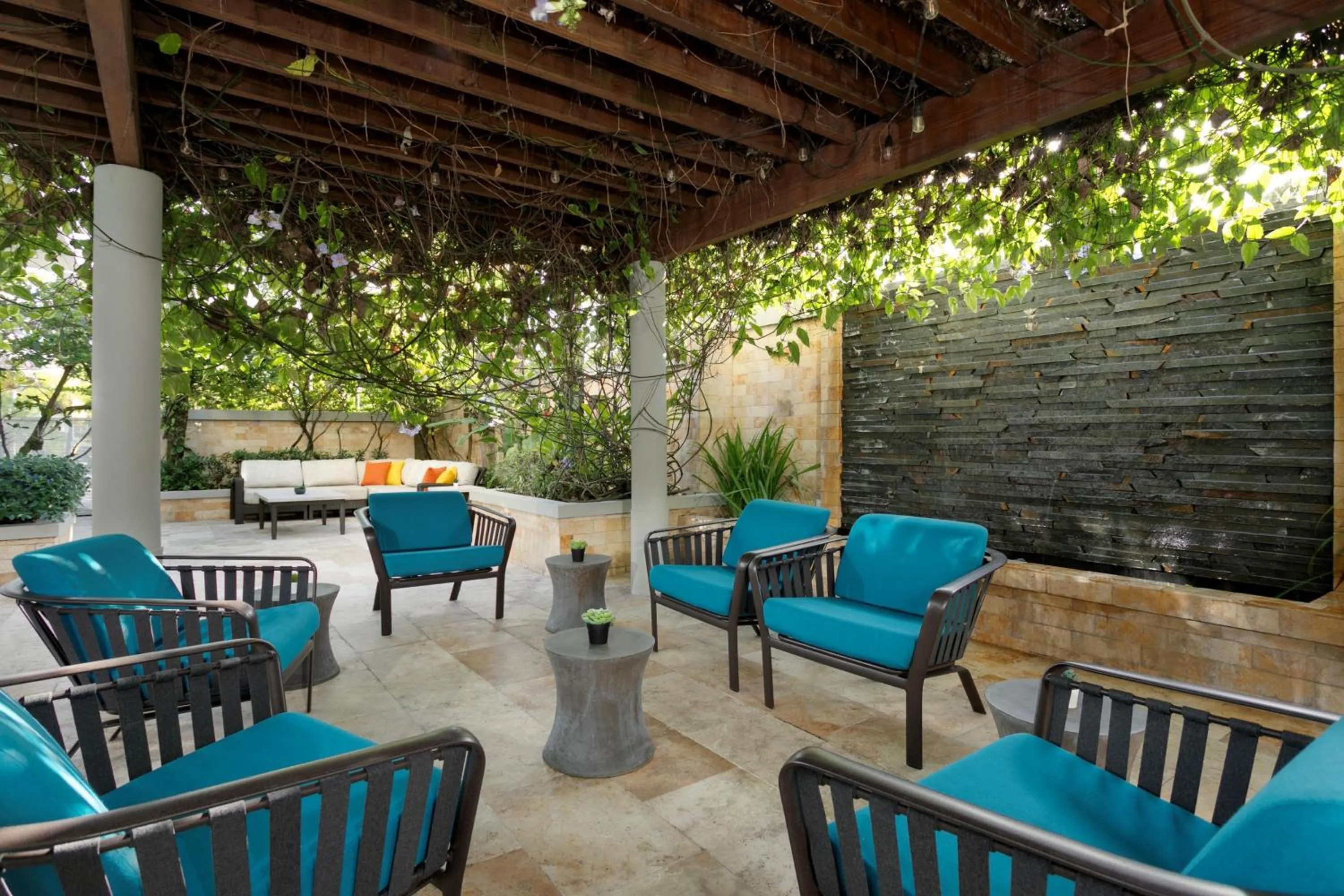 Patio in Hyatt House San Juan