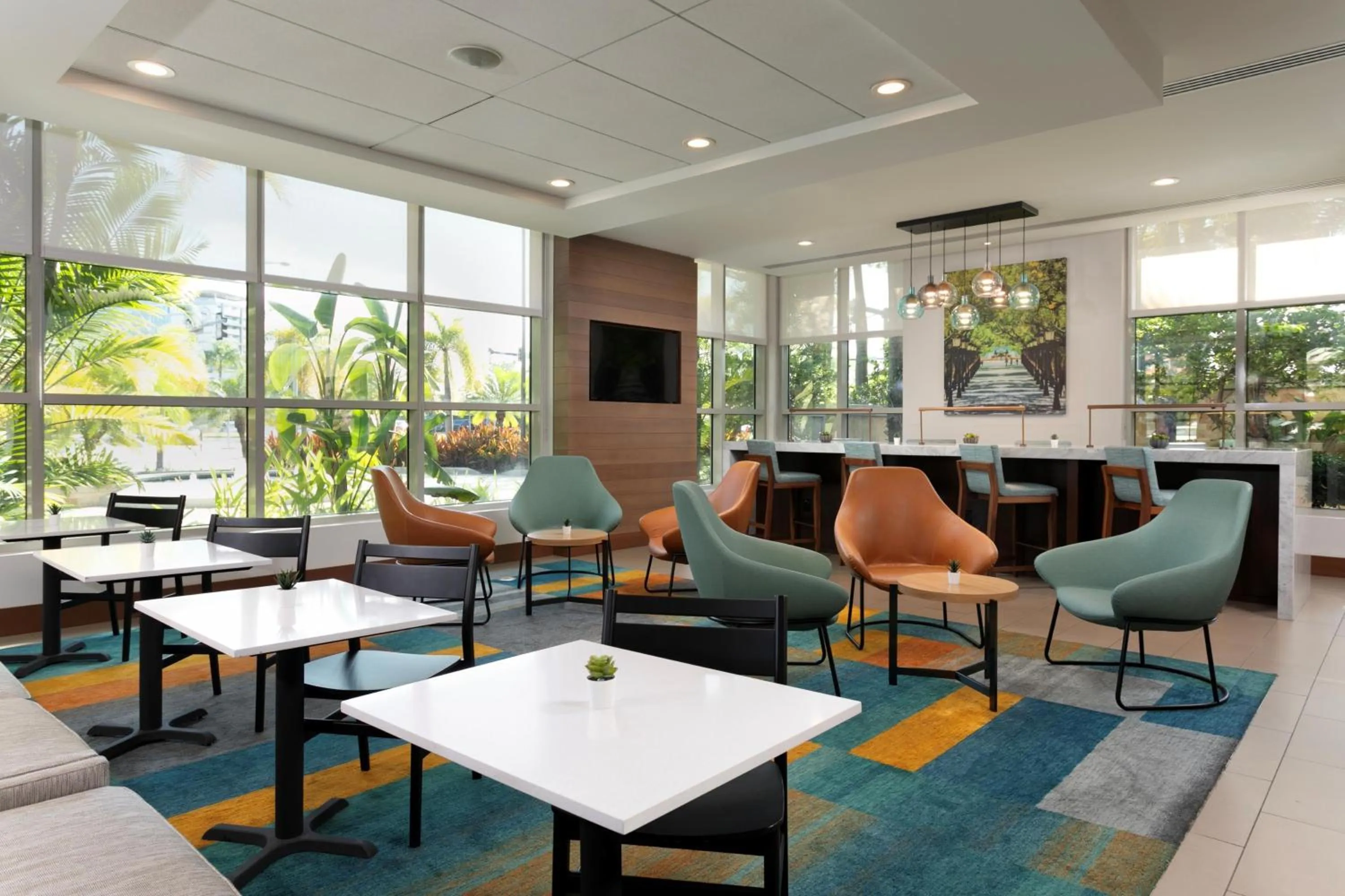 Lobby or reception in Hyatt House San Juan