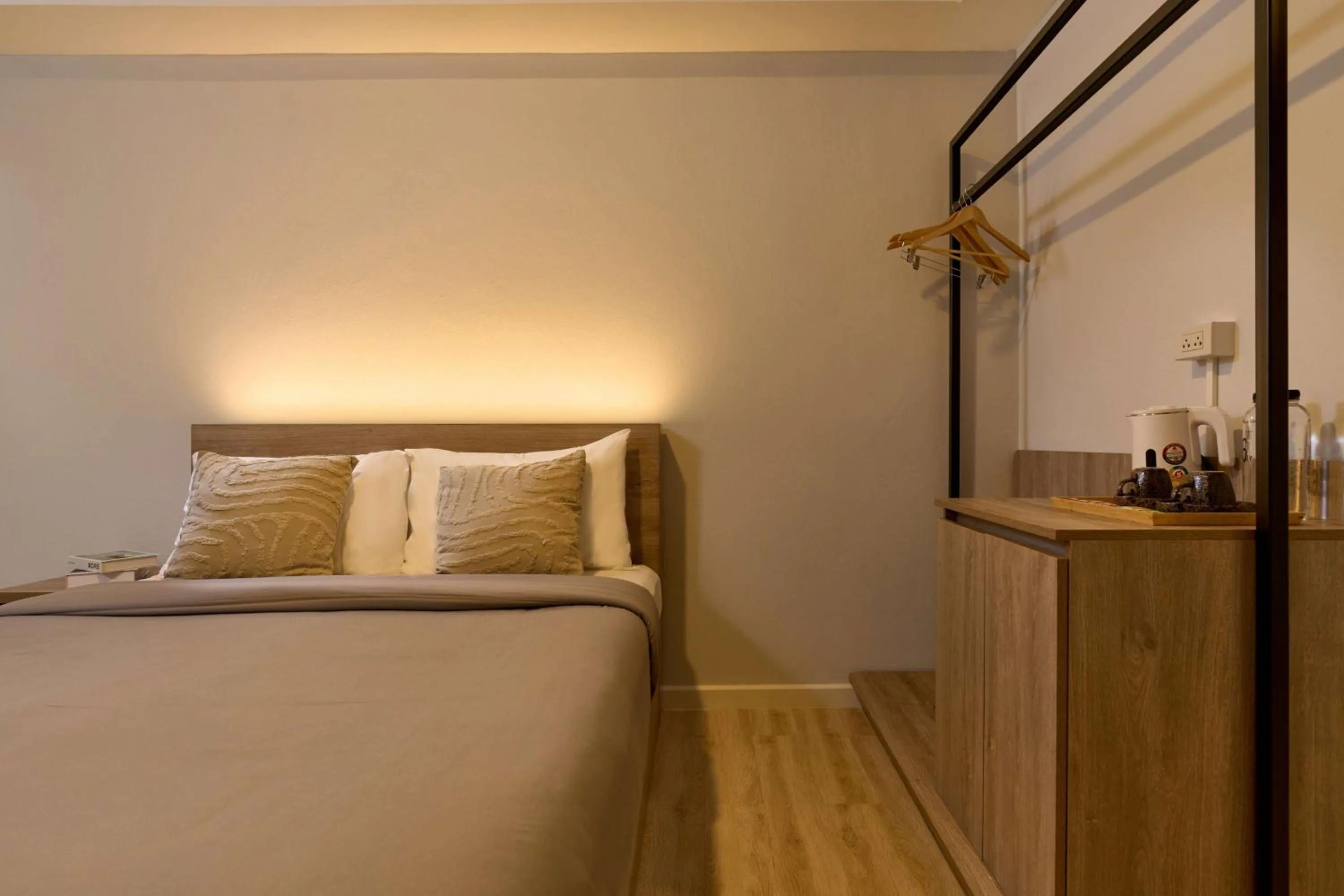 Bed in Thapae60 Mini Hotel