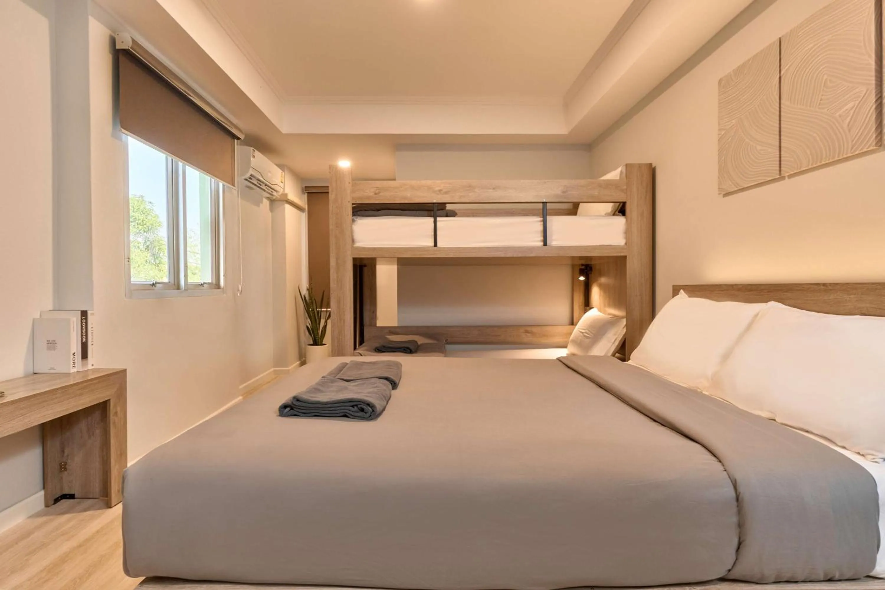 Bed in Thapae60 Mini Hotel