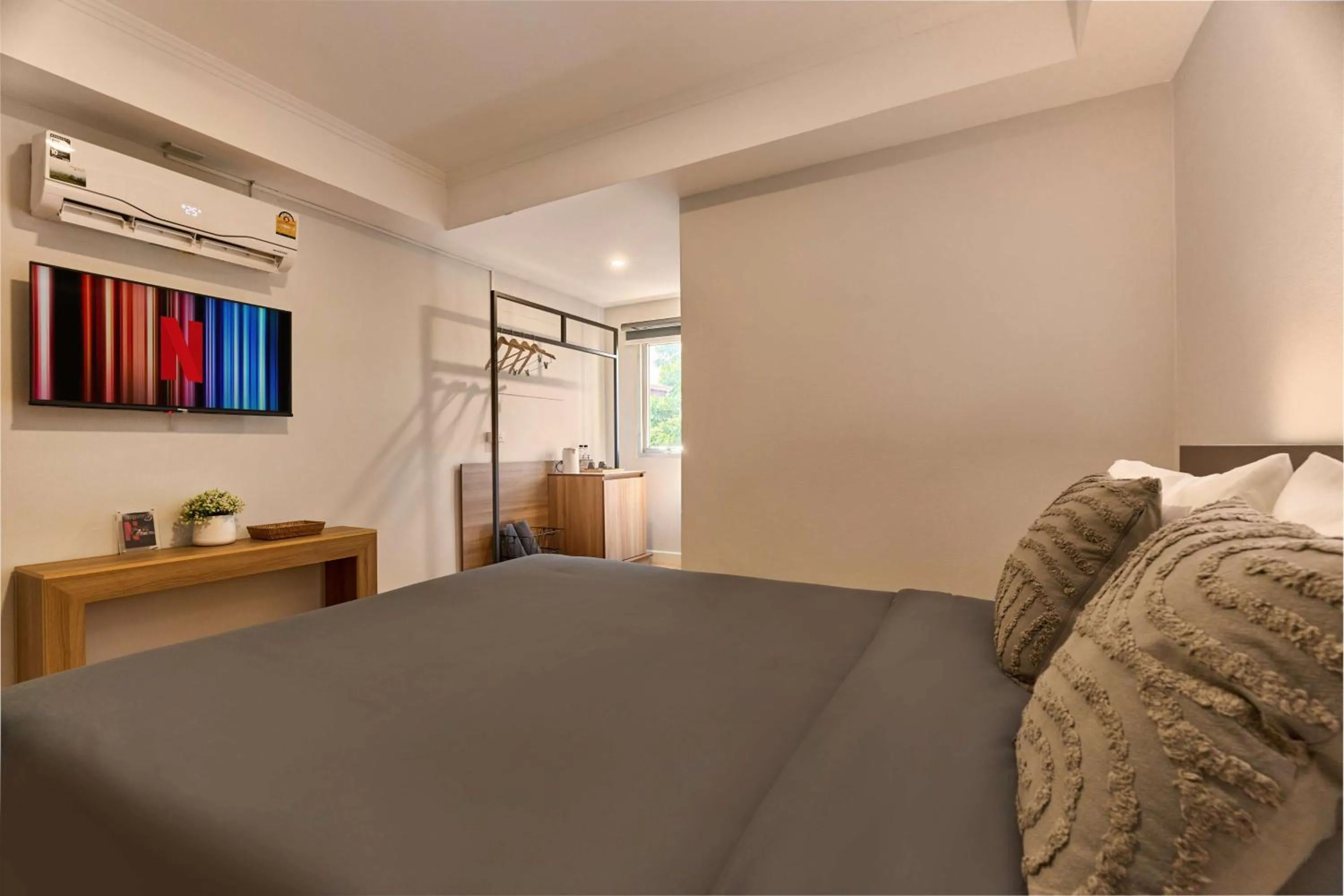 Bed in Thapae60 Mini Hotel