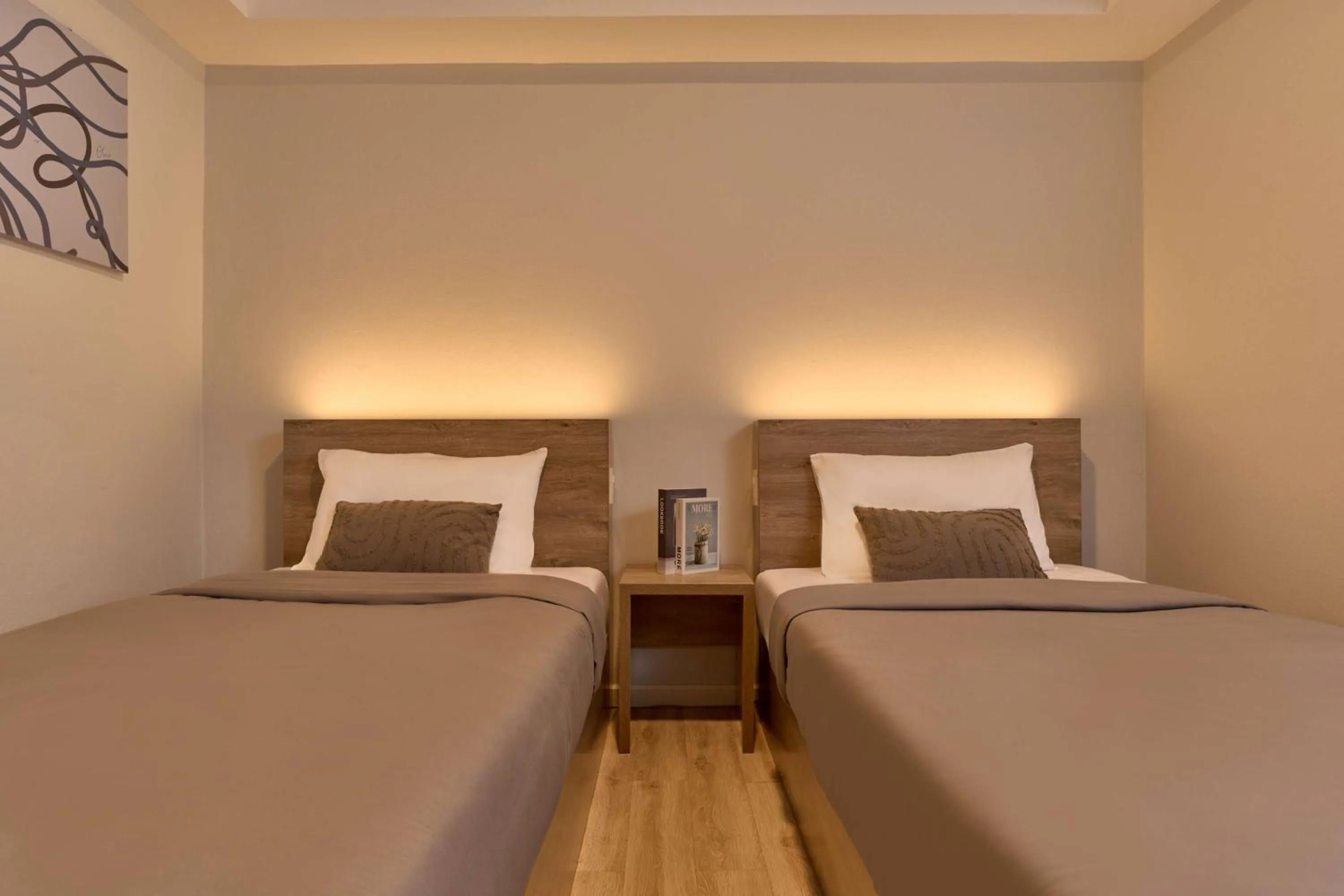 Bed in Thapae60 Mini Hotel