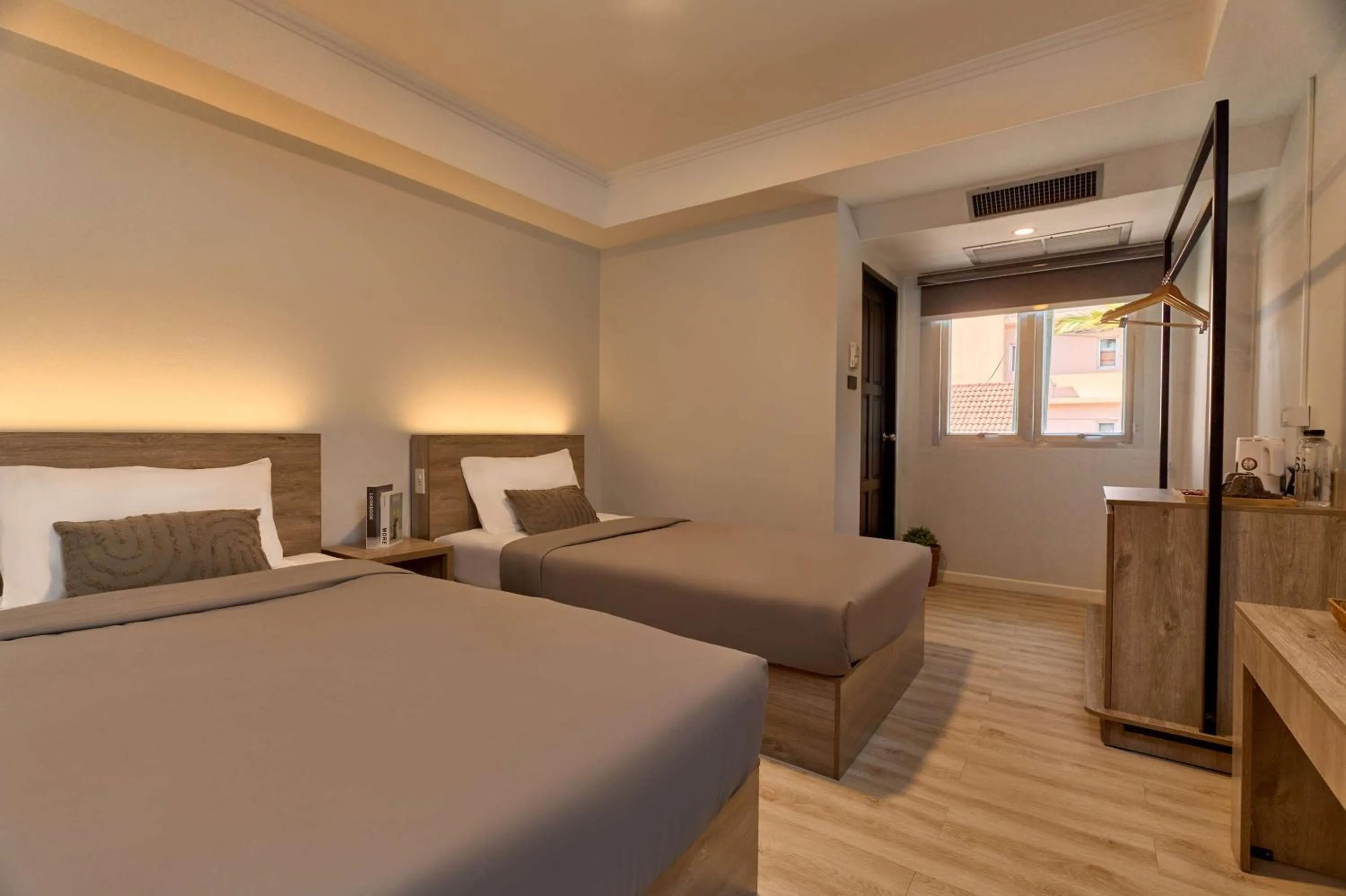 Bed in Thapae60 Mini Hotel