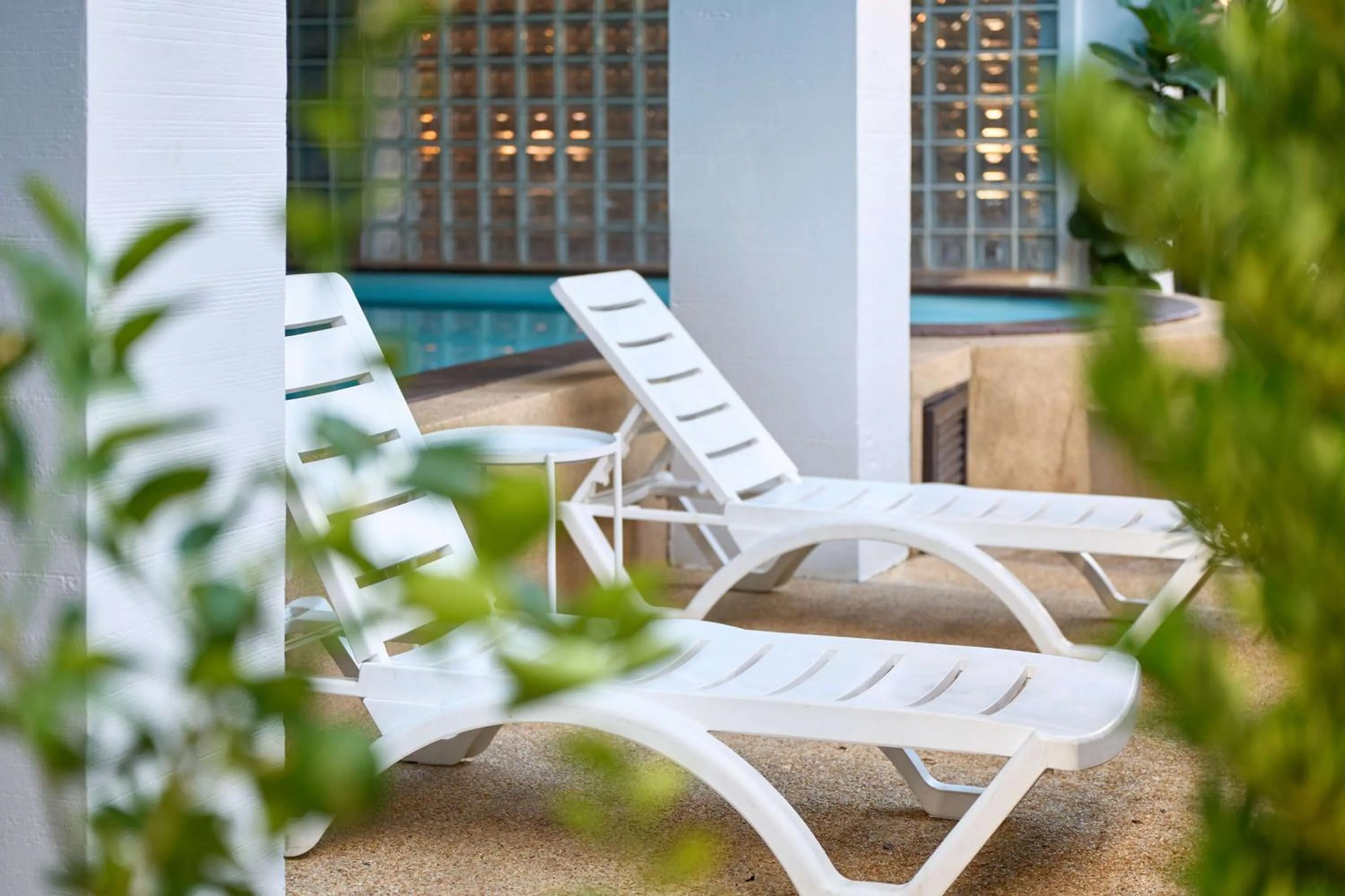 Seating area in Thapae60 Mini Hotel