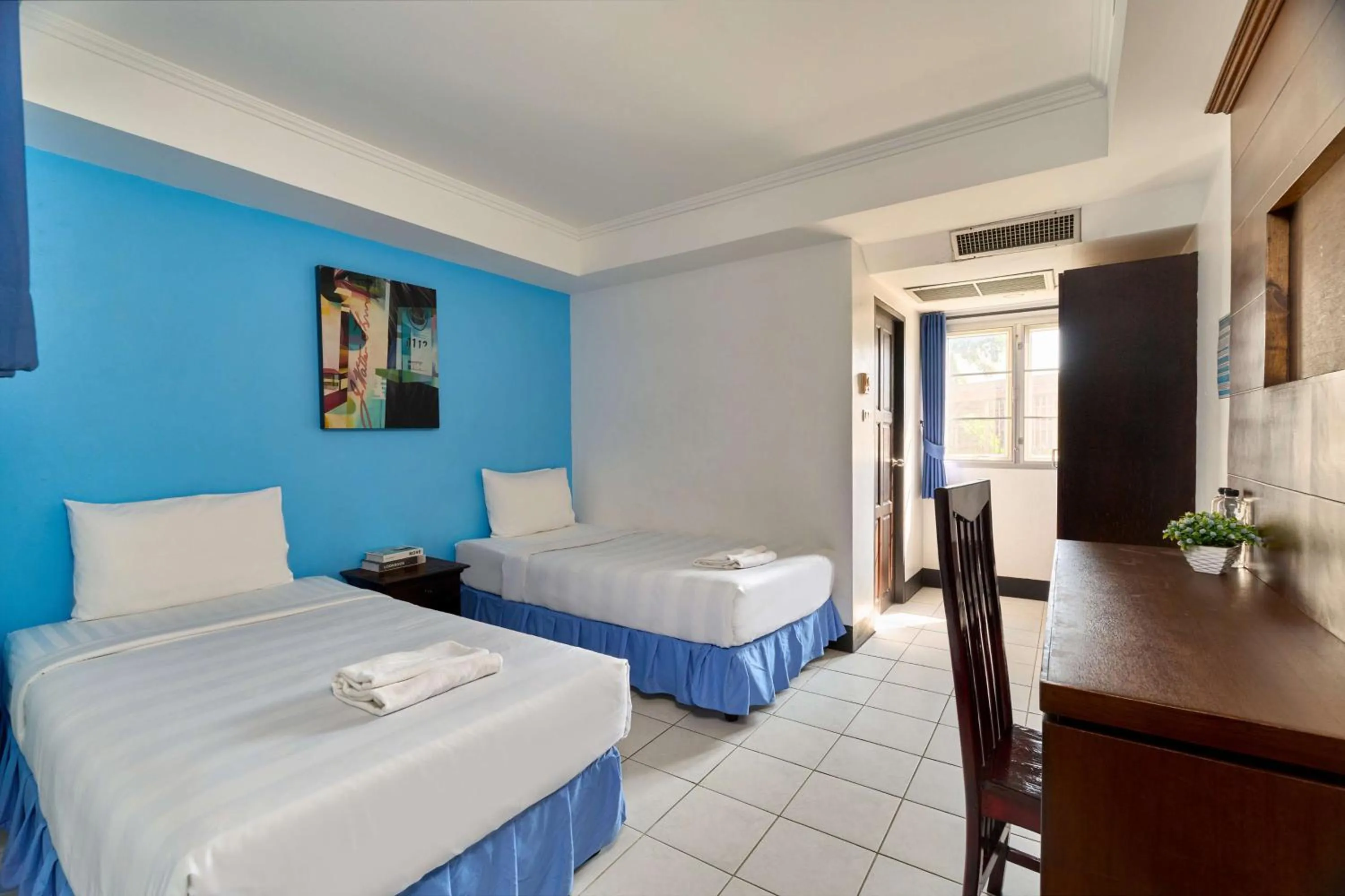 Bed in Thapae60 Mini Hotel