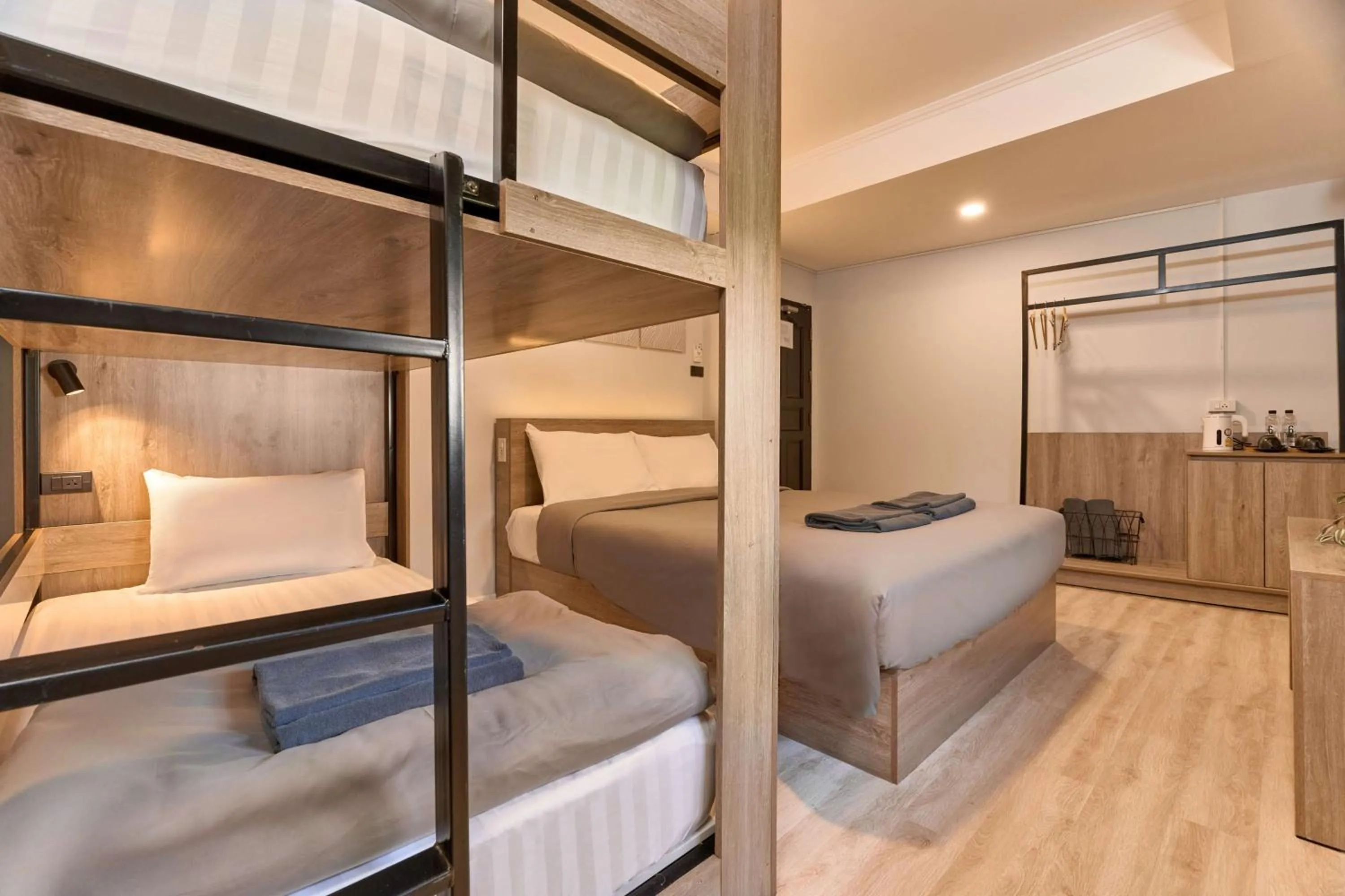 Bed in Thapae60 Mini Hotel