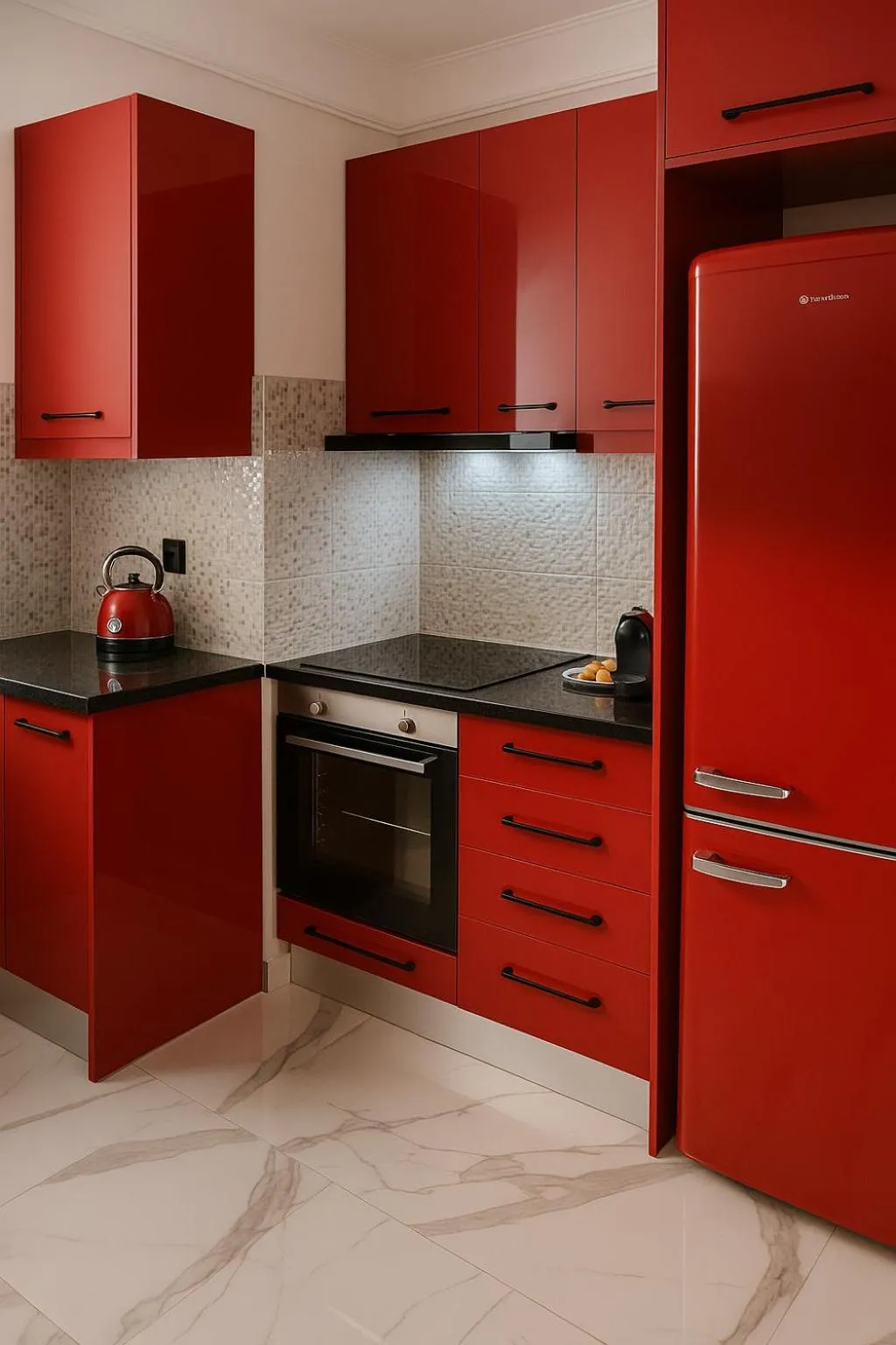 Kitchen or kitchenette in Athens Project Luxury Apartments