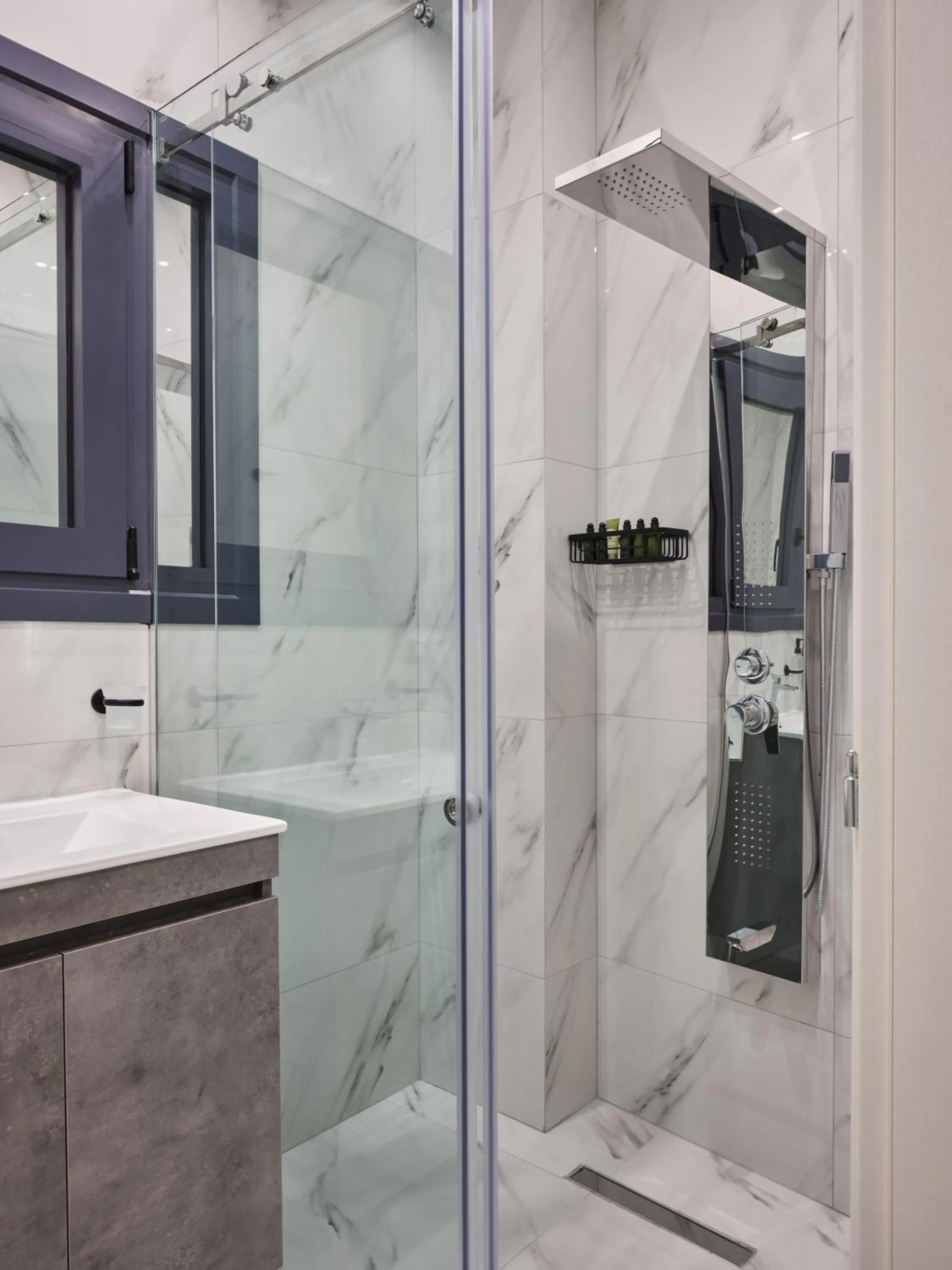 Shower in Athens Project Luxury Apartments