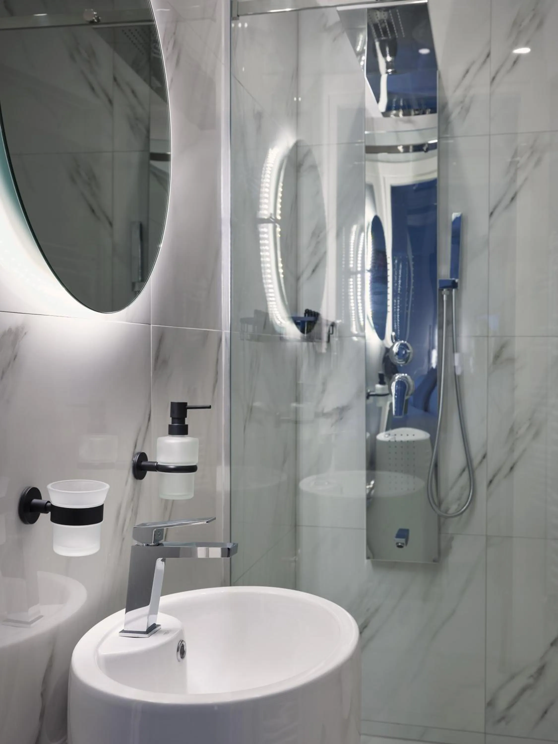 Shower in Athens Project Luxury Apartments