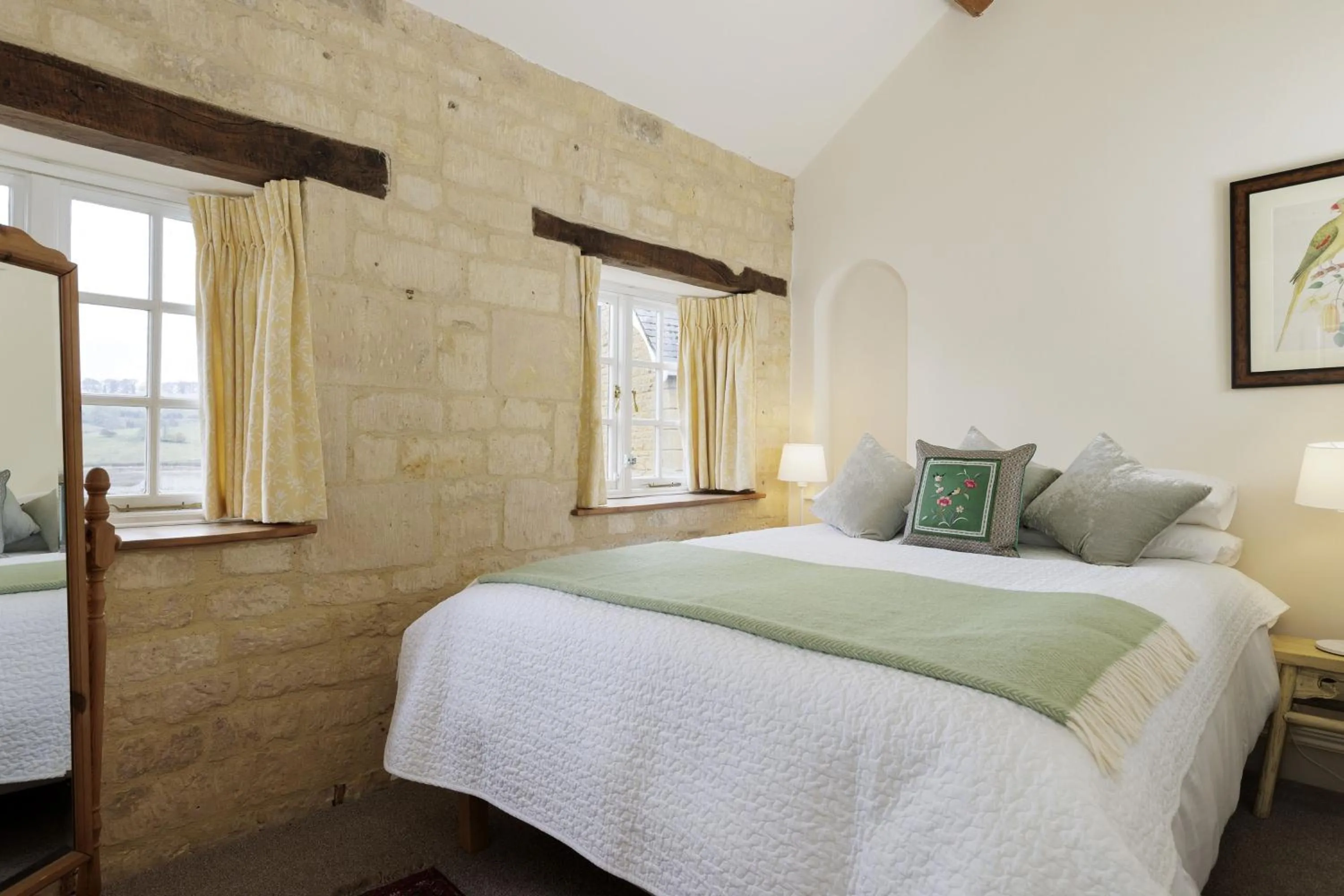 Property building, Bed in The Carriage House