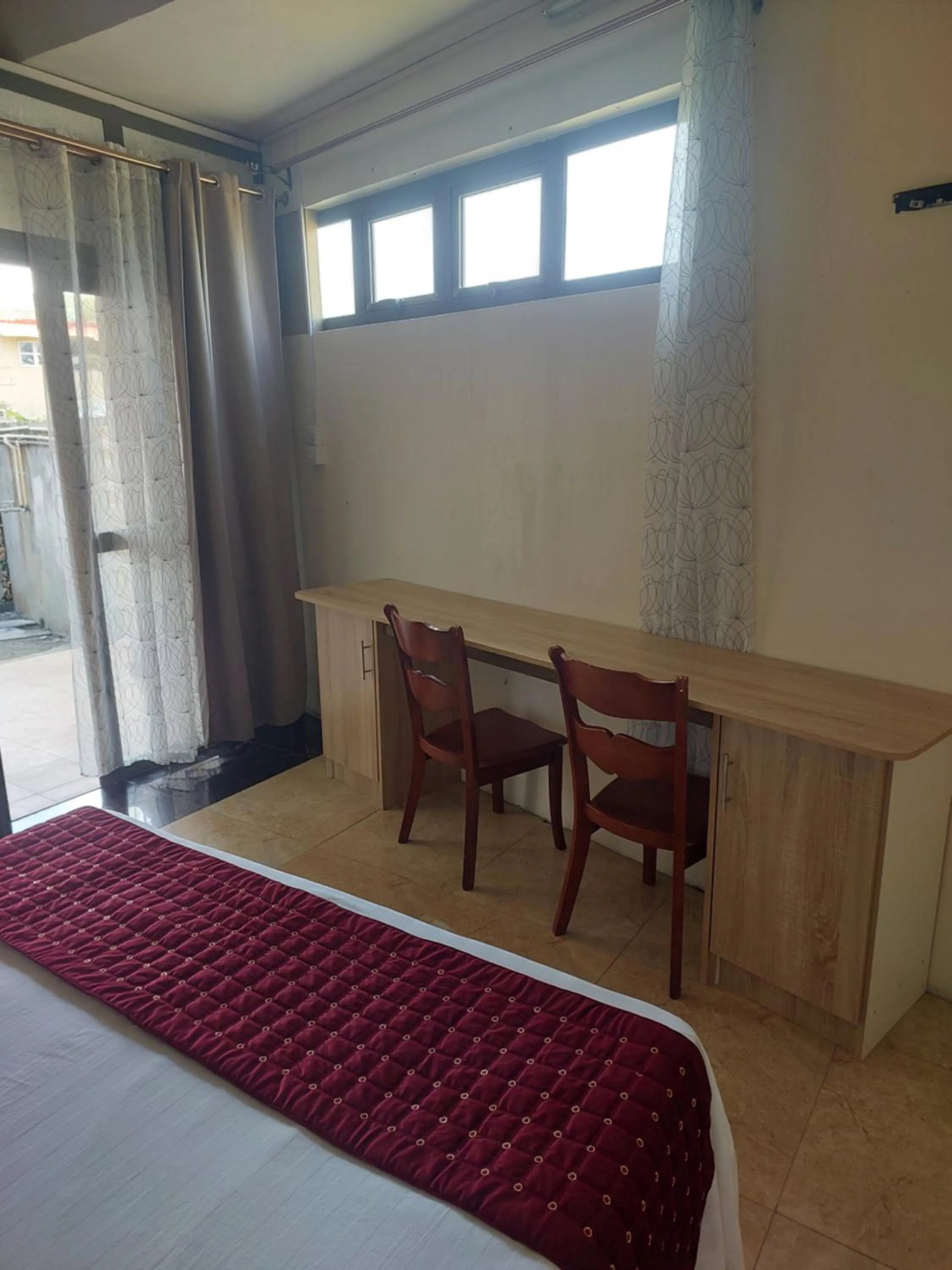 Bed in Blue Bay Holiday Resort