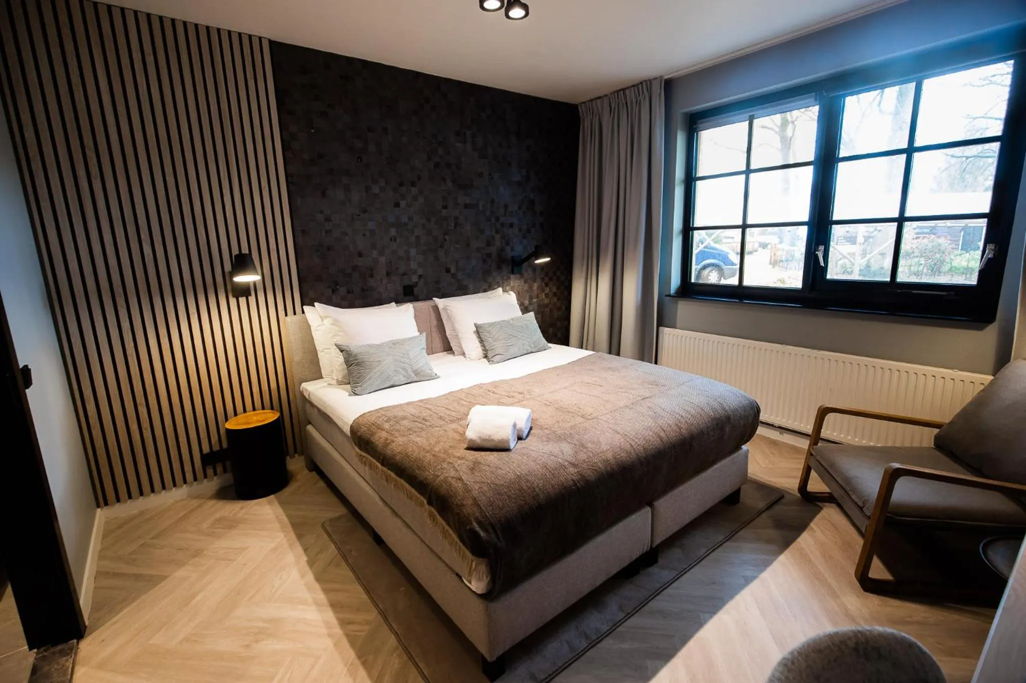 View (from property/room), Bed in Veluwe Hotel De Beyaerd