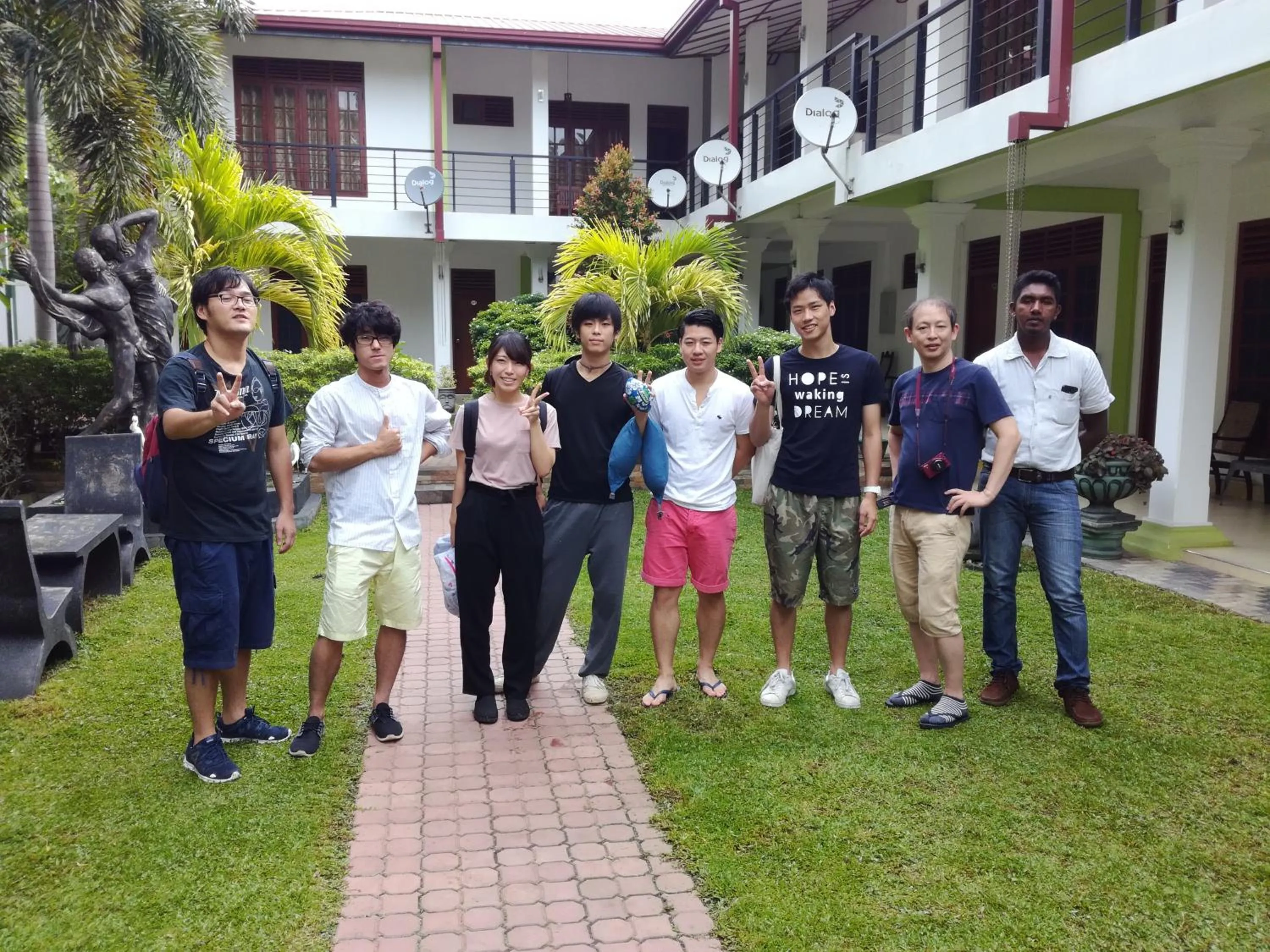 group of guests in Royal Nest