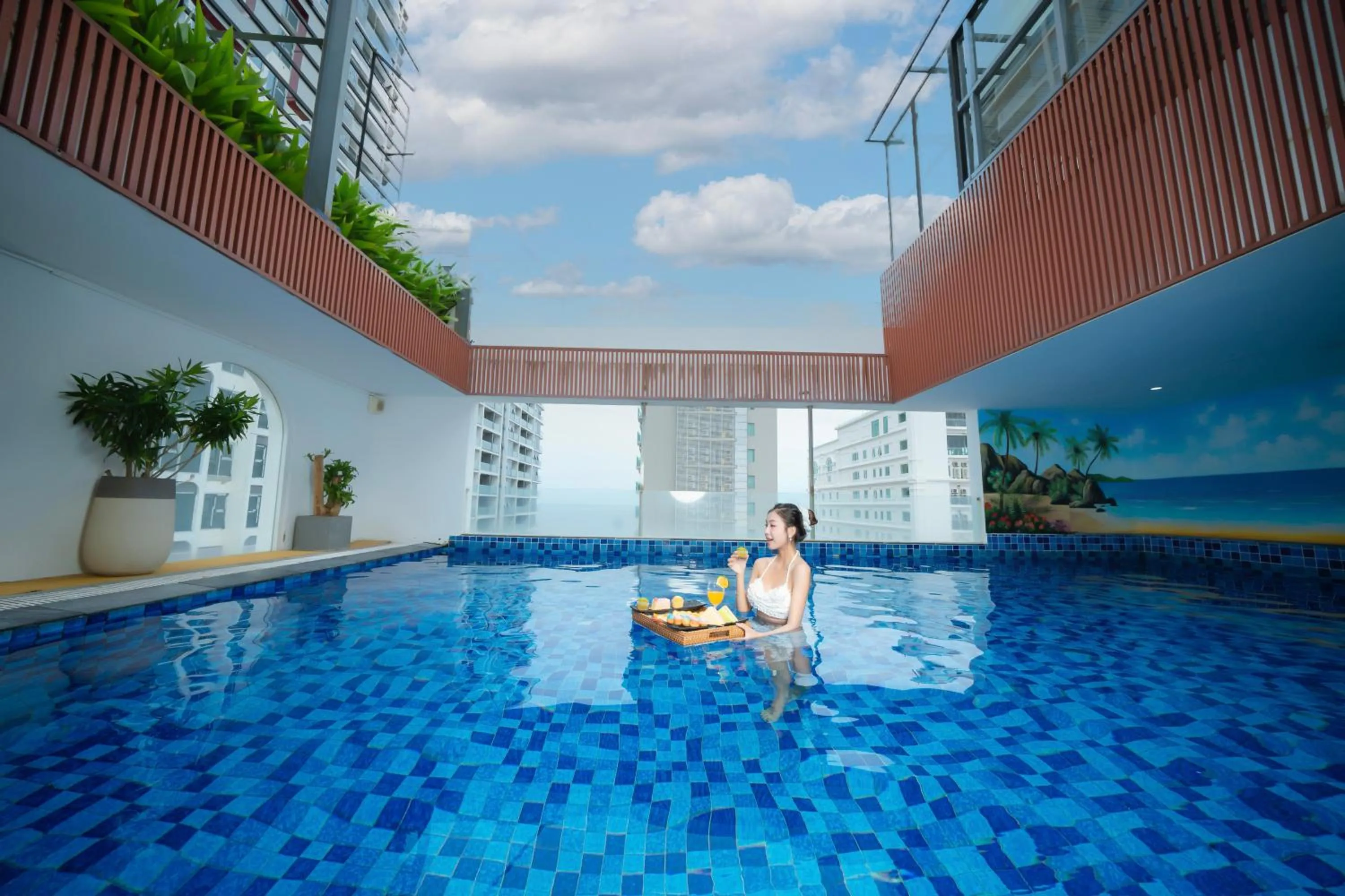 Swimming pool in TGT BEACH HOTEL