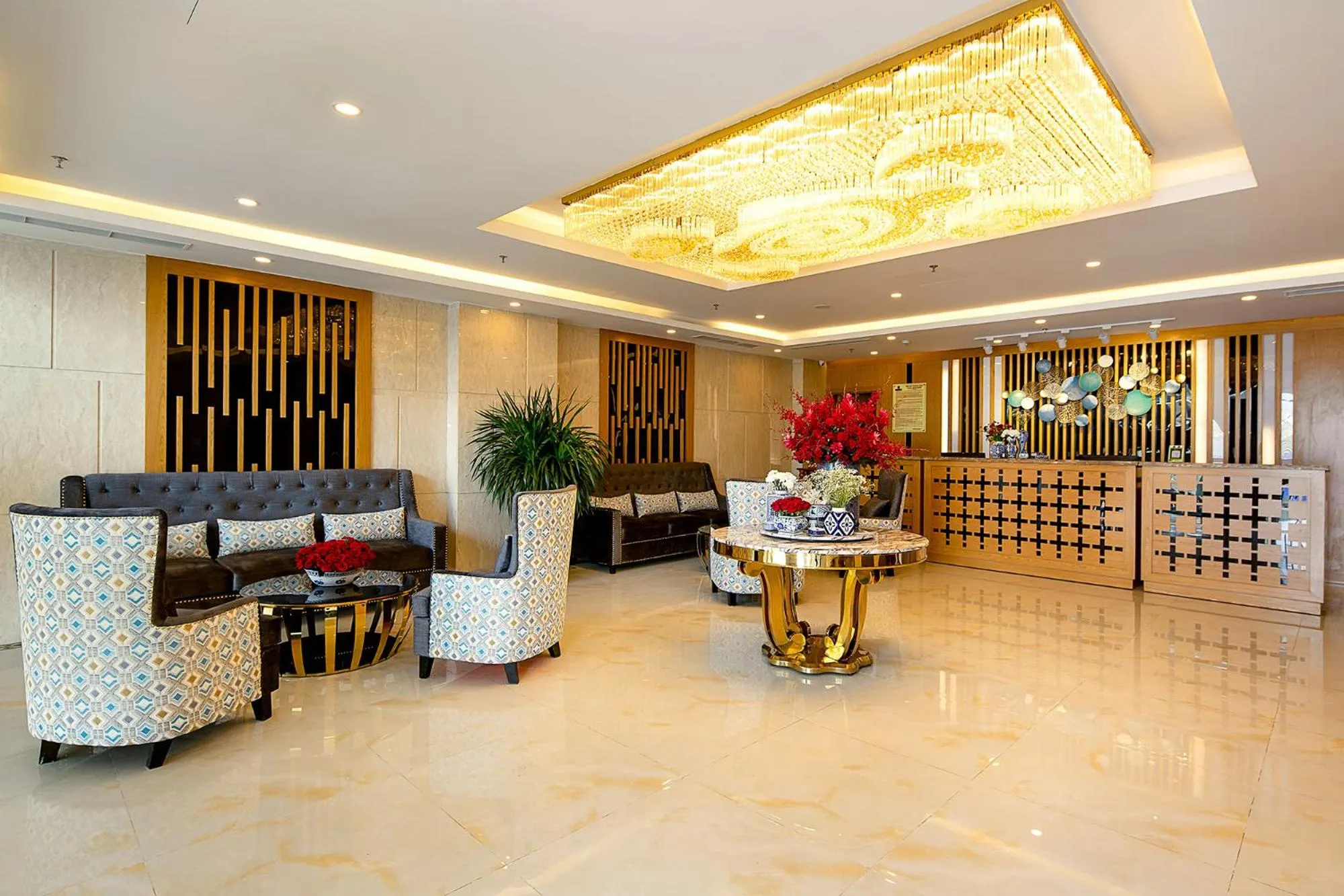 Lobby or reception in TGT BEACH HOTEL