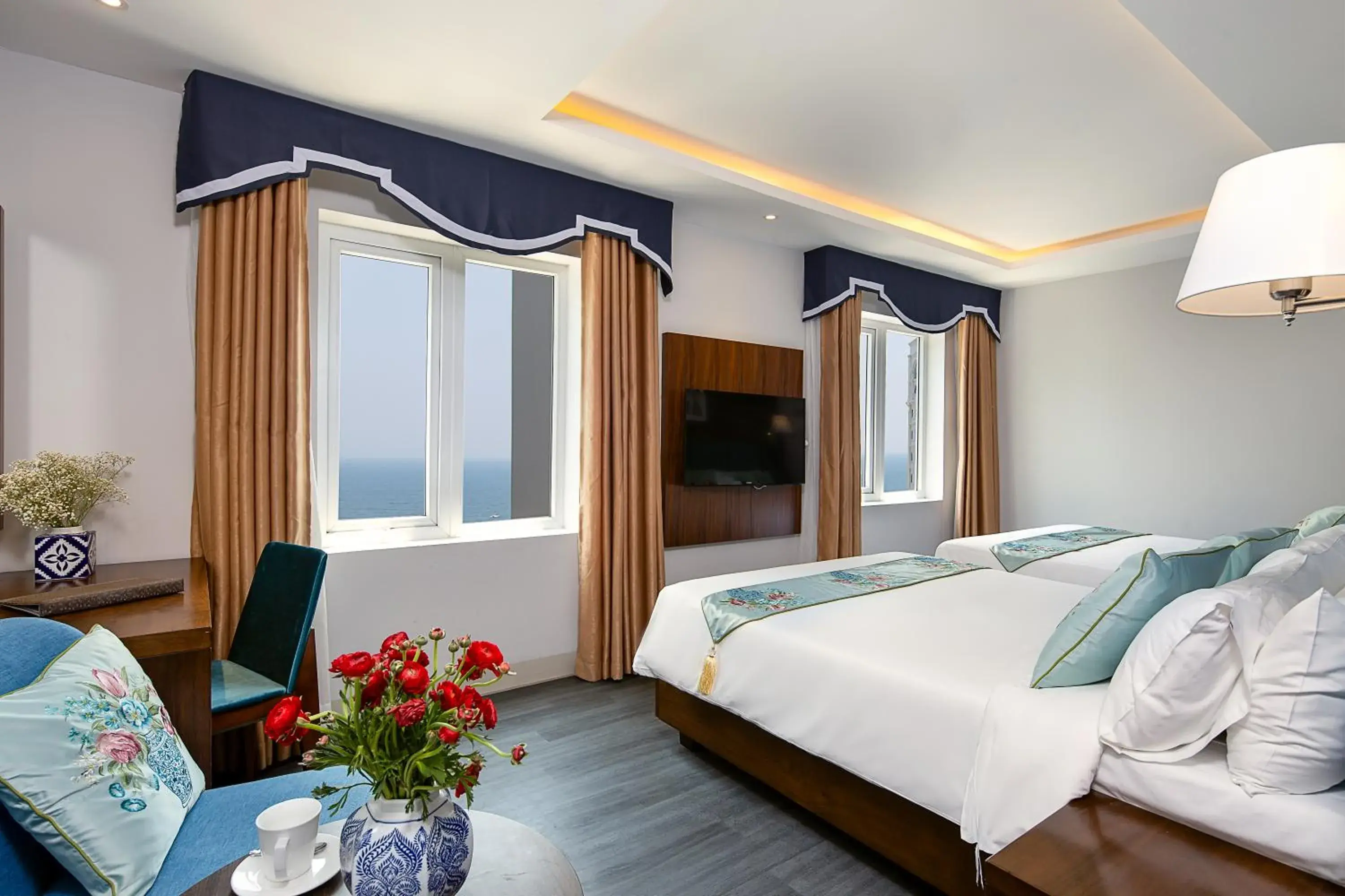 Family Room with Side Sea View in TGT BEACH HOTEL Family Room with Side Sea View in TGT BEACH HOTEL