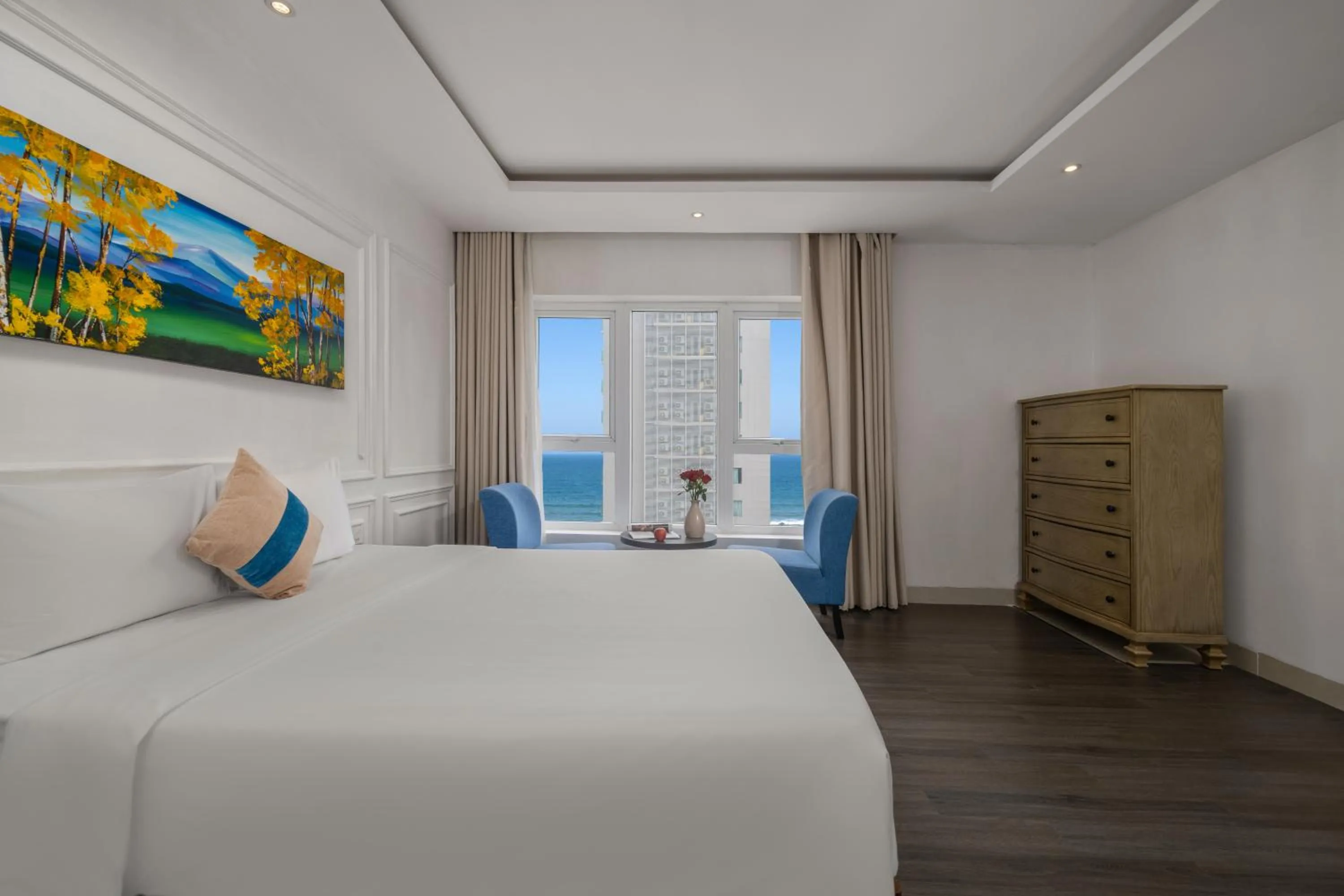 Bed in TGT BEACH HOTEL