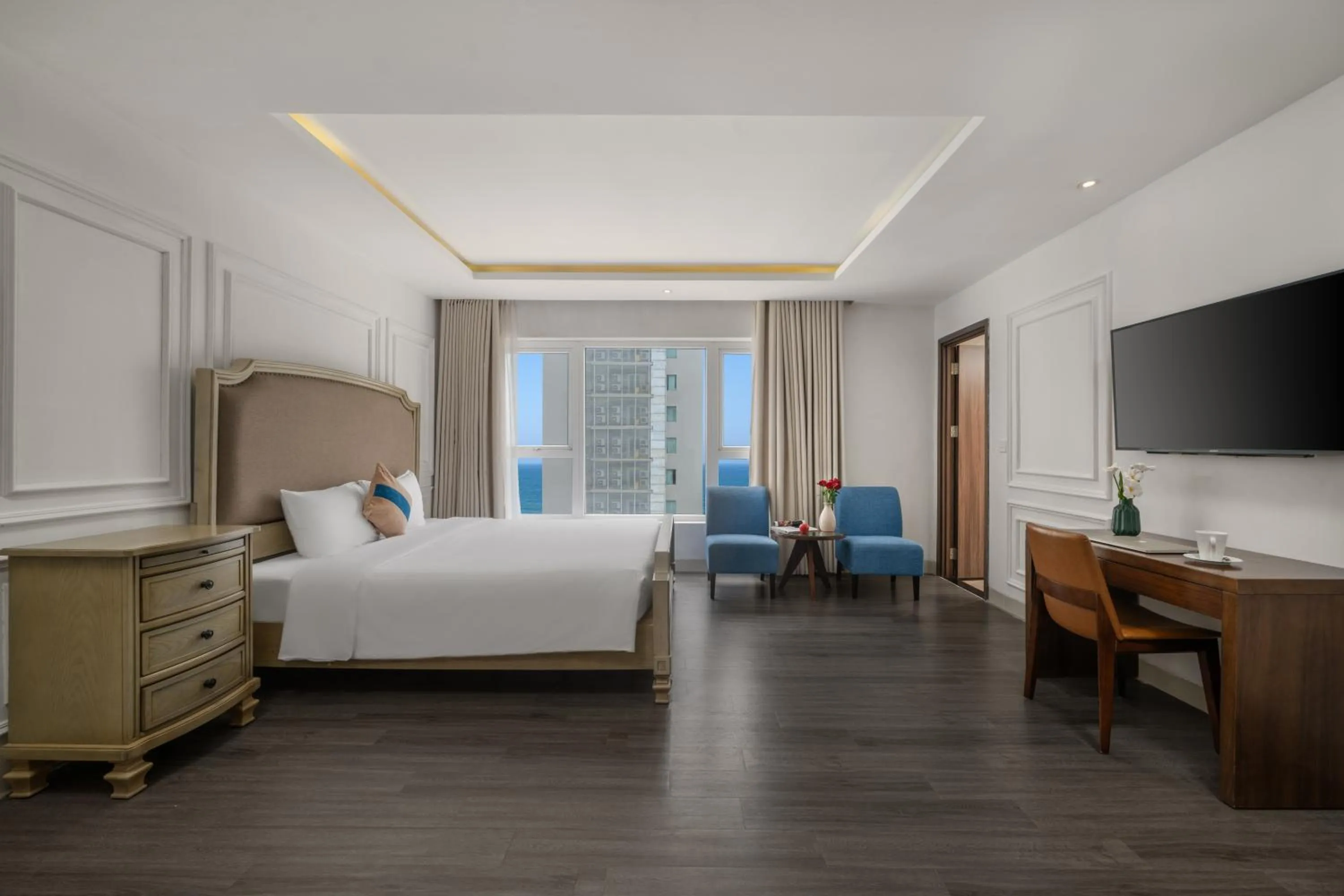 Bed in TGT BEACH HOTEL