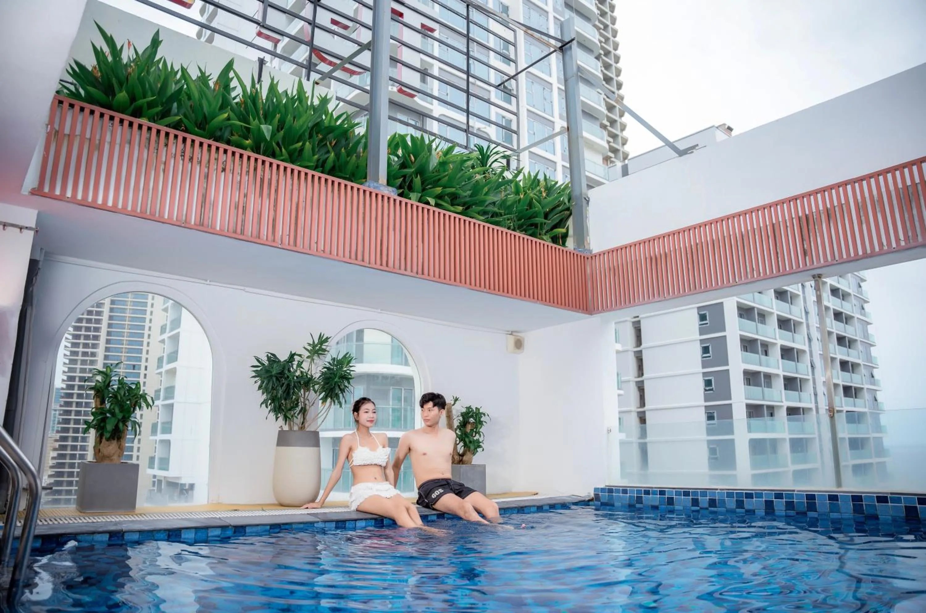 Swimming pool in TGT BEACH HOTEL