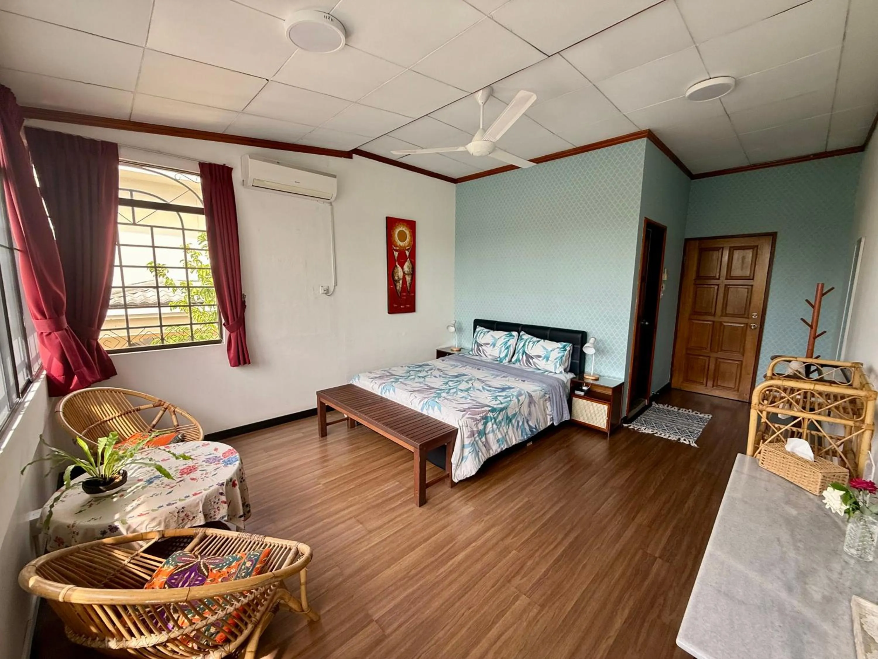 Bed in HAKS Boutique B&B with Pool & Farm-to-Table Dining