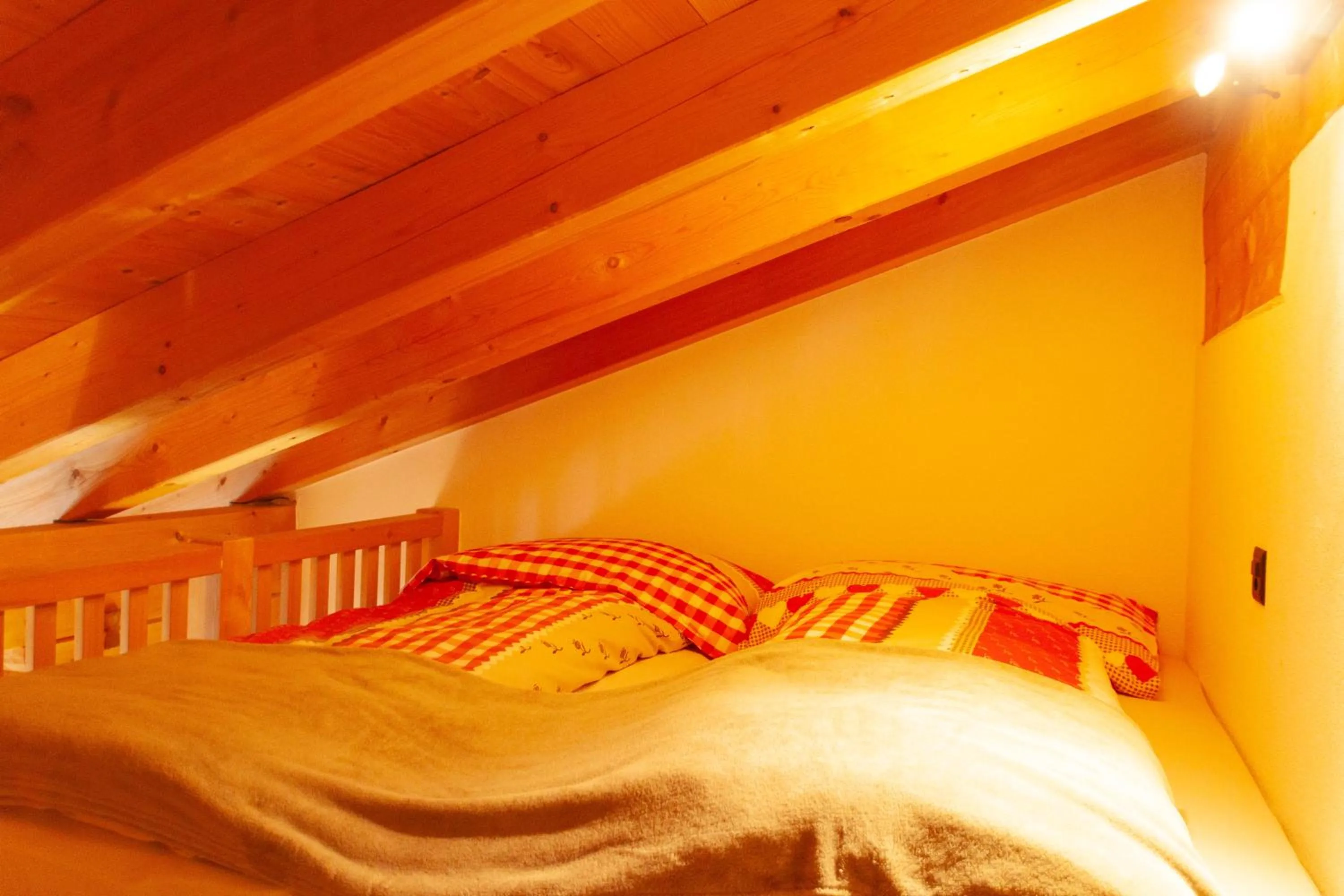 Bed in Hotel Madrisajoch