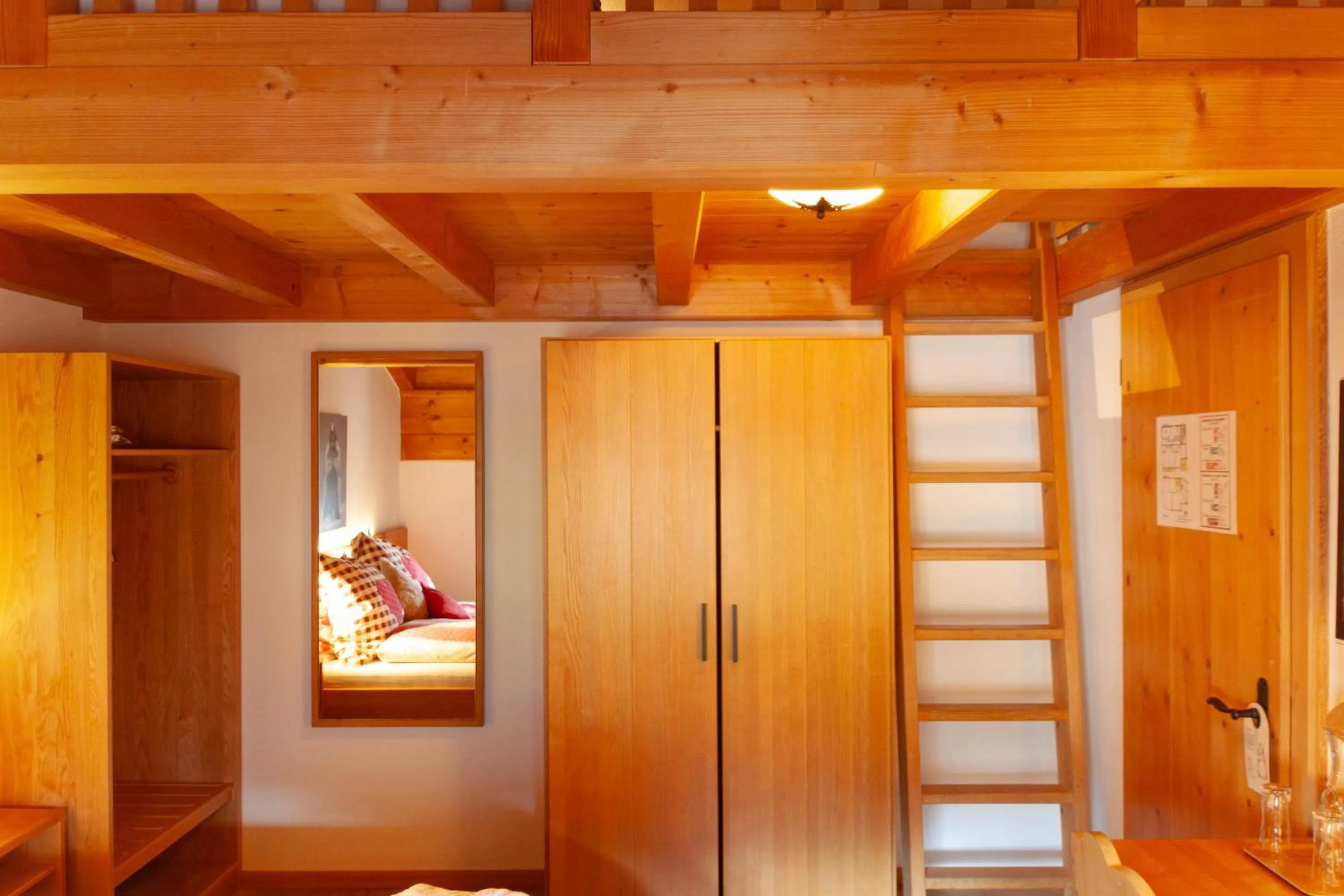 wardrobe in Hotel Madrisajoch