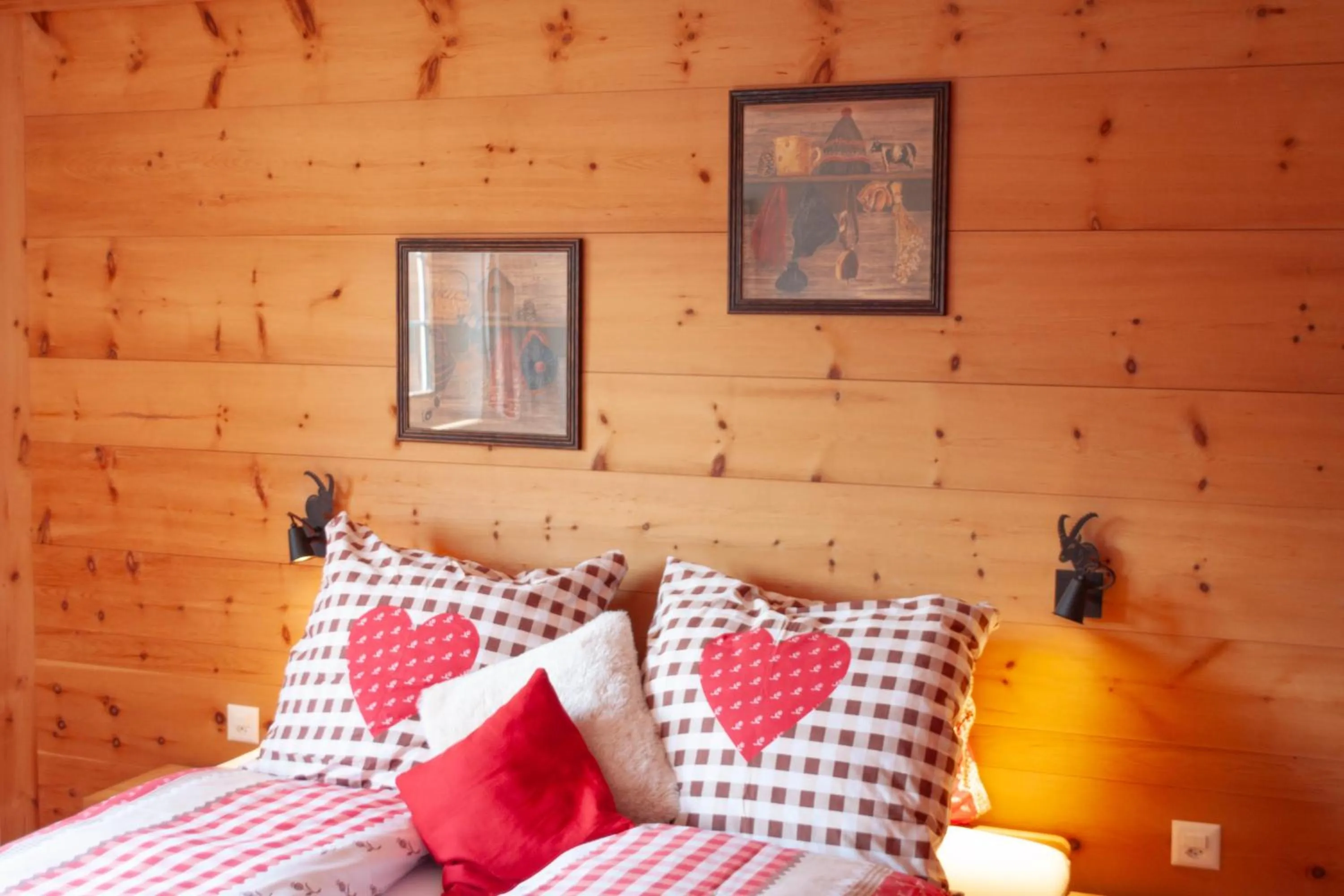 Bed in Hotel Madrisajoch