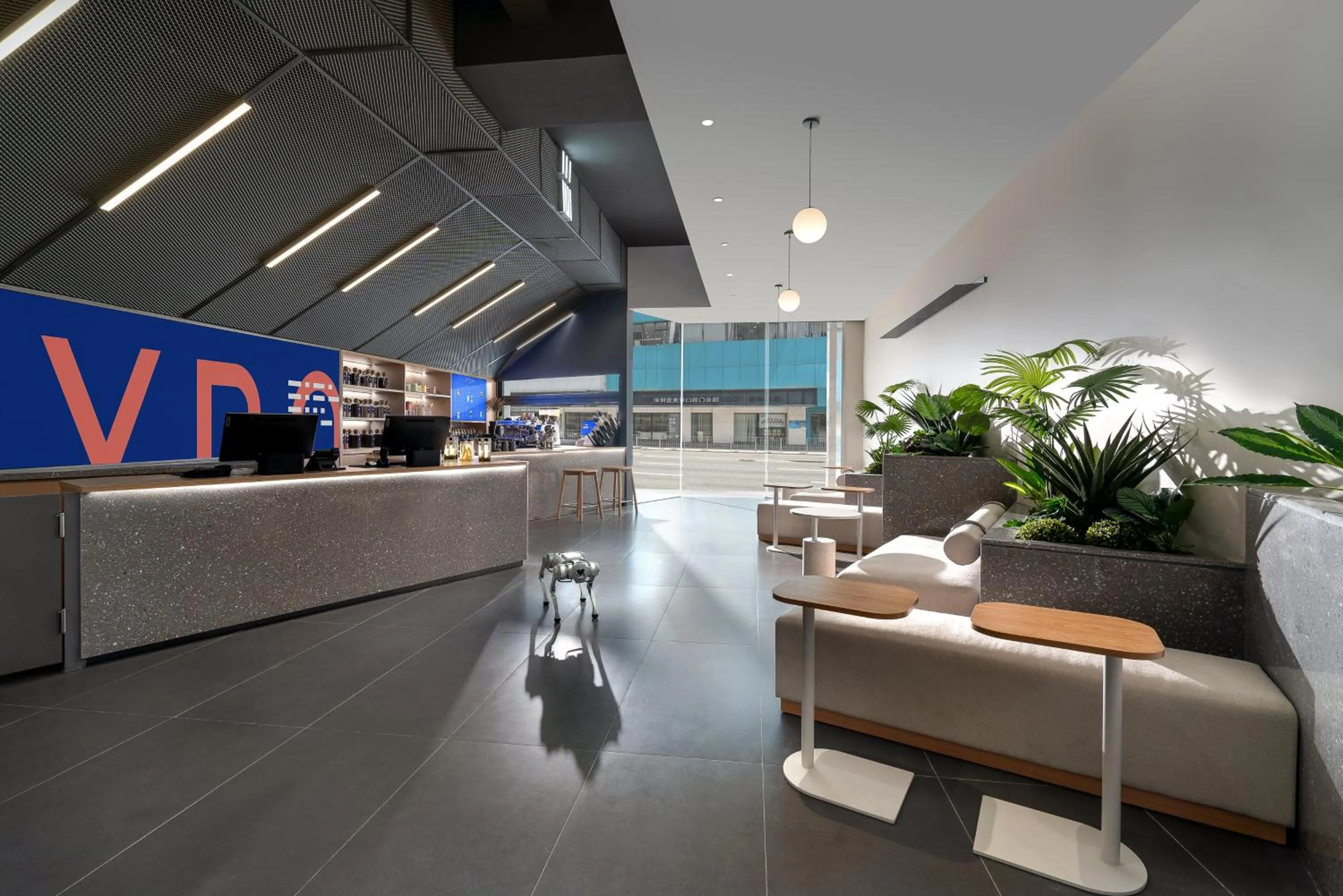 Lobby or reception in CYBO Station SSAW Shangpin Hotel Luohu Shenzhen