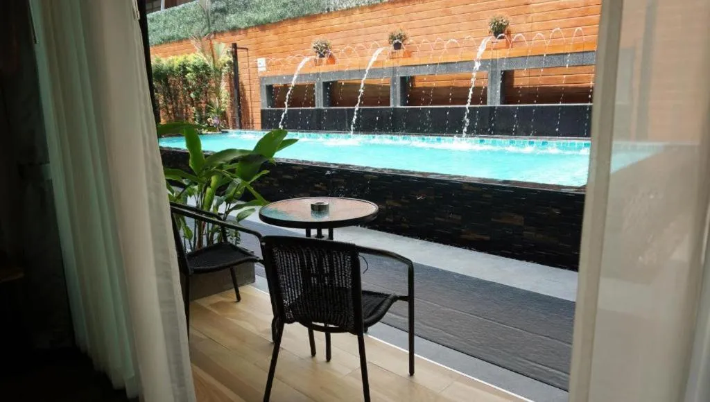 Pool view in Lanna Tree Boutique Hotel