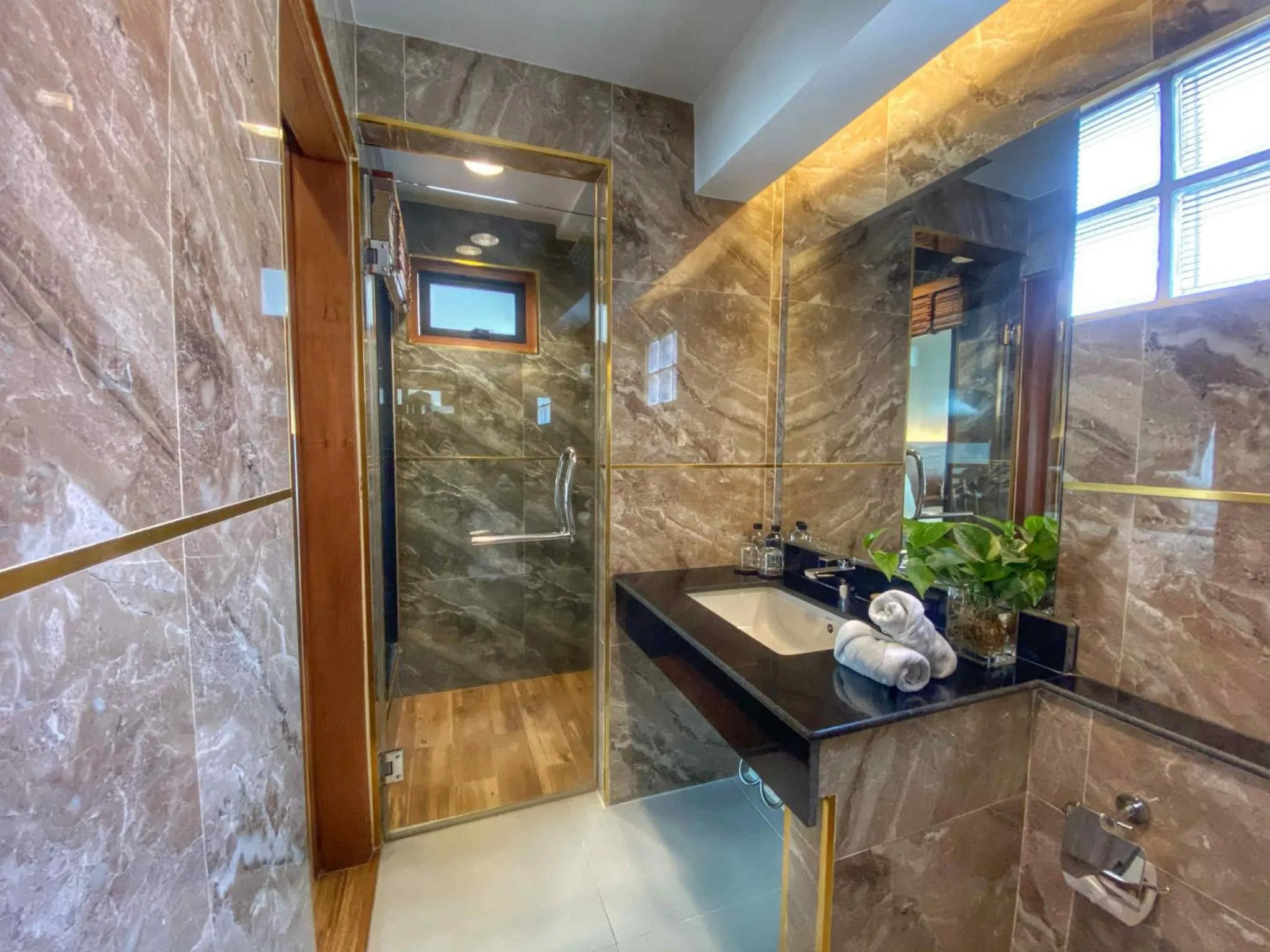 Shower in Lanna Tree Boutique Hotel