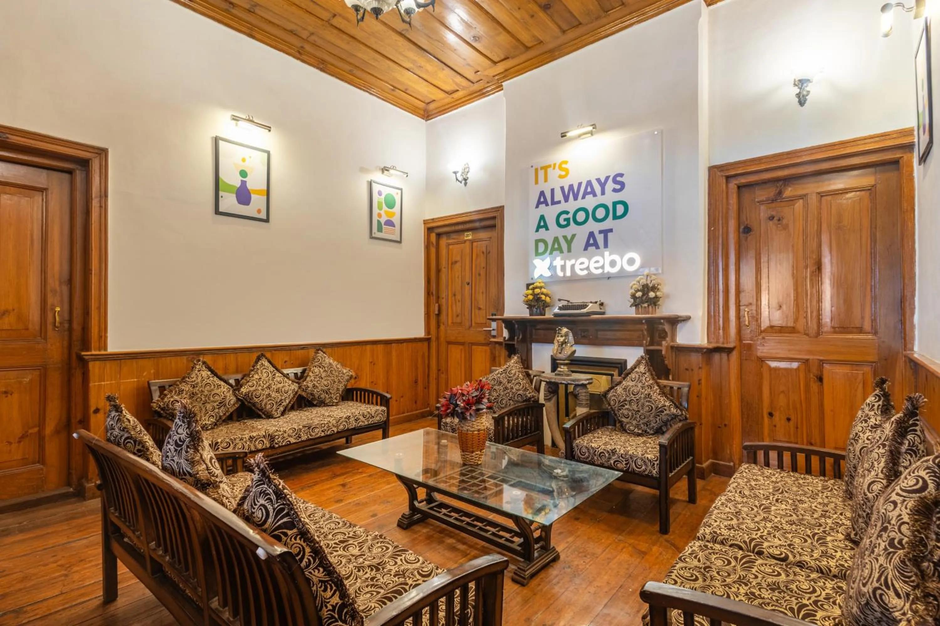 Seating area in Treebo Premium Torrentium - A Heritage Hotel