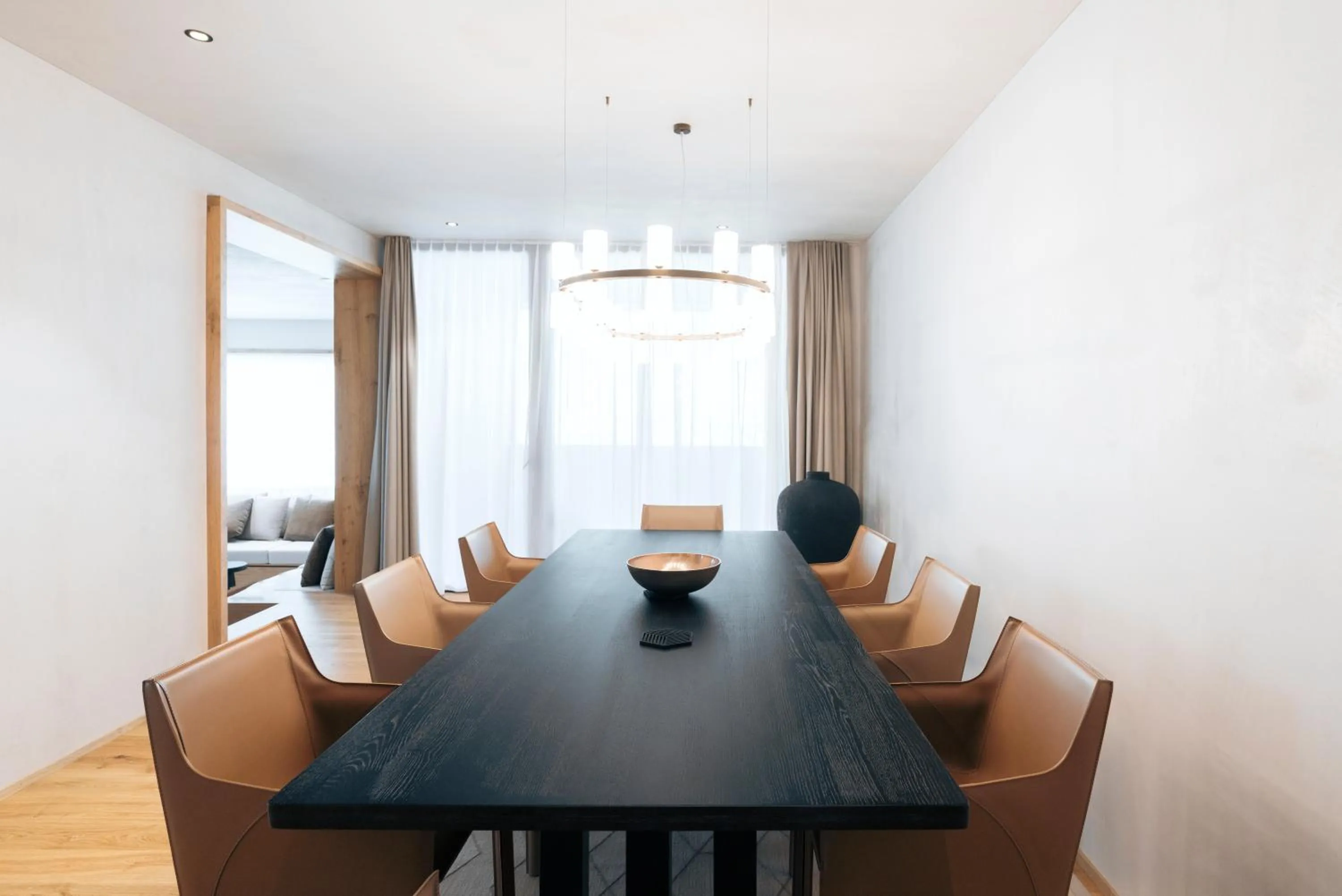 Dining area in Andermatt Alpine Apartments