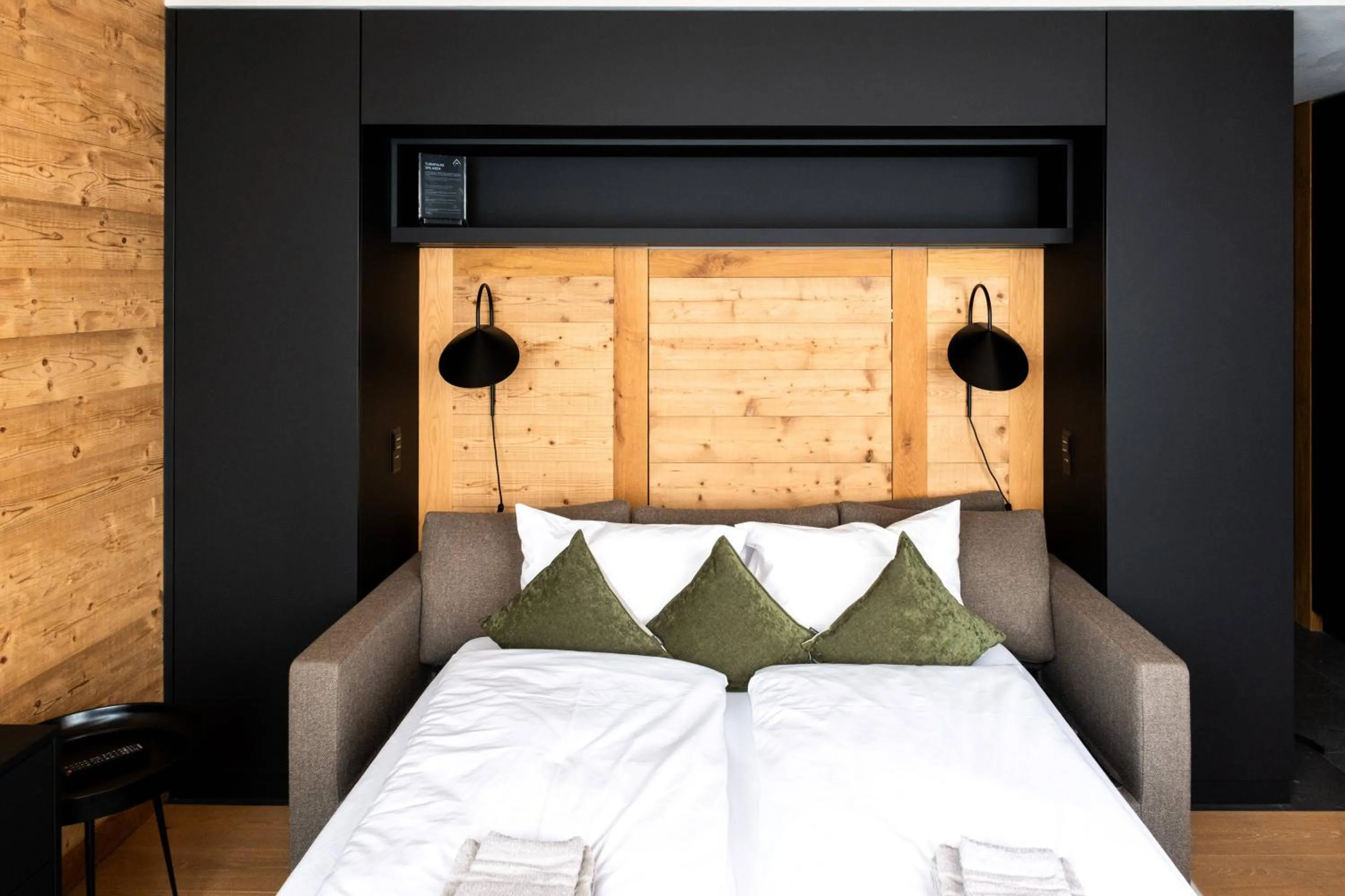 Bed in Andermatt Alpine Apartments