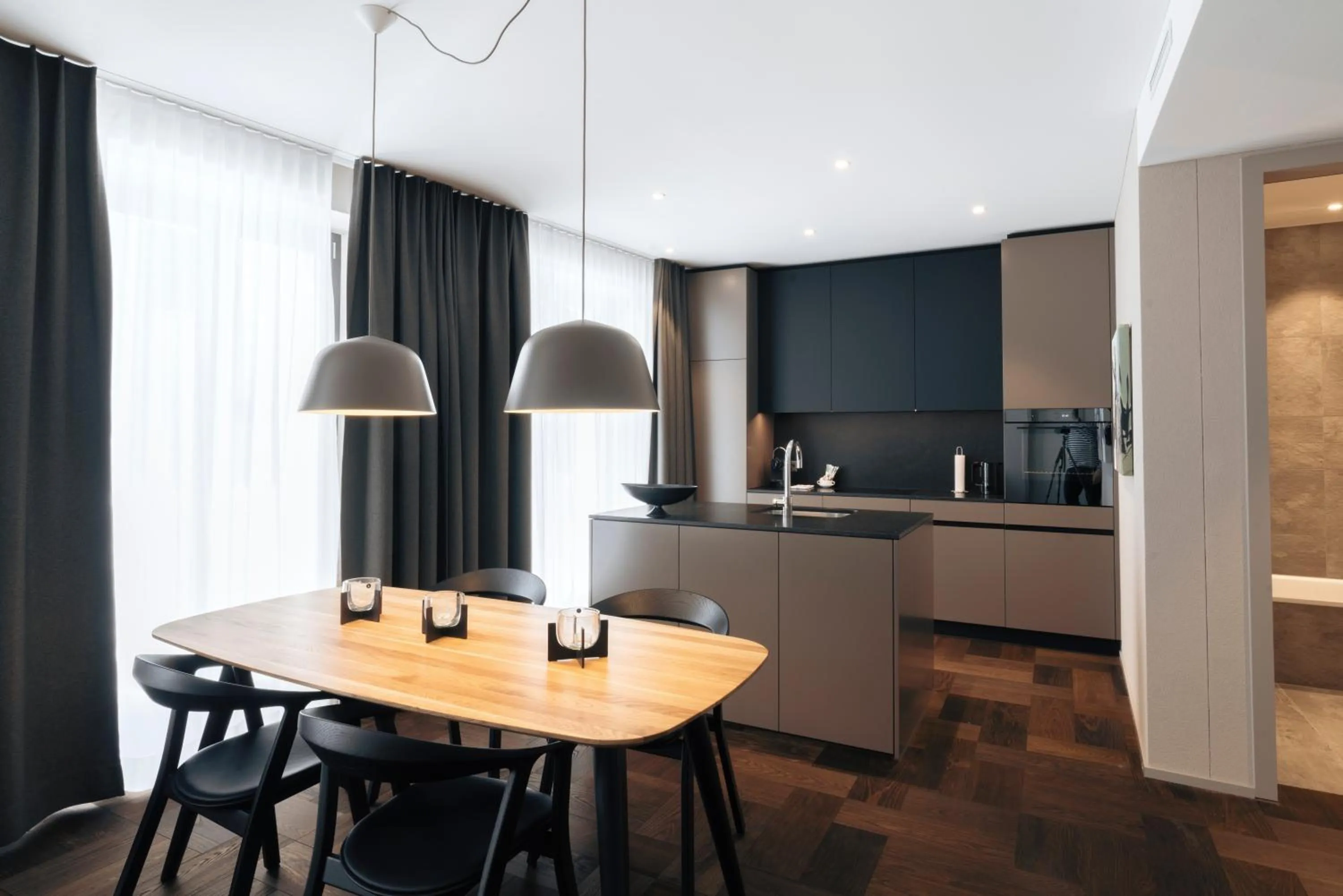 Kitchen or kitchenette in Andermatt Alpine Apartments