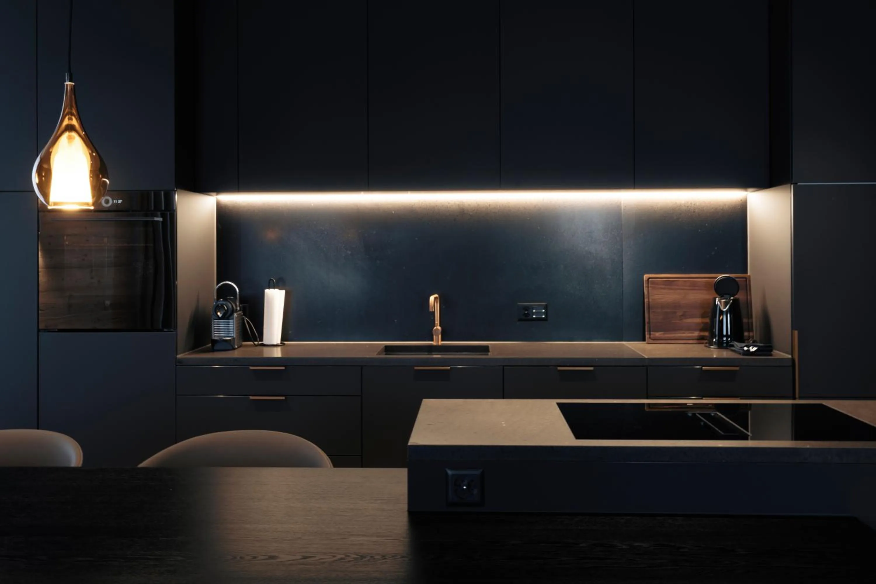 Kitchen or kitchenette in Andermatt Alpine Apartments