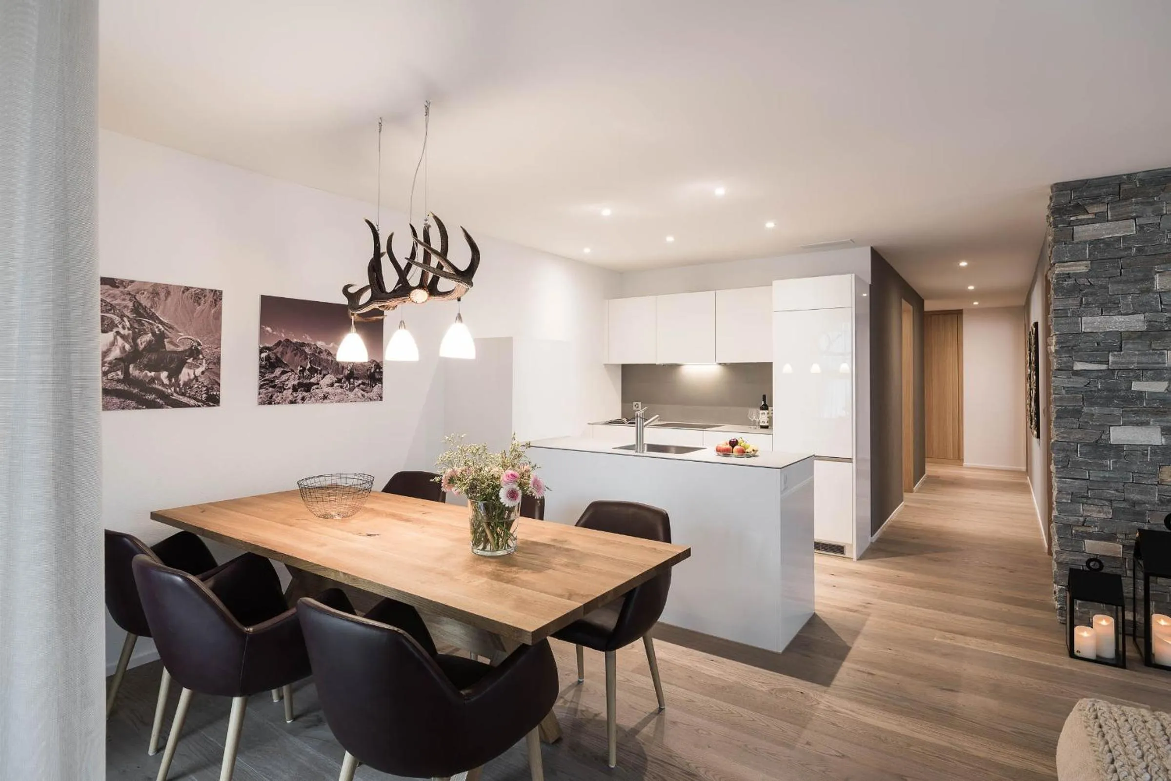 Kitchen or kitchenette in Andermatt Alpine Apartments