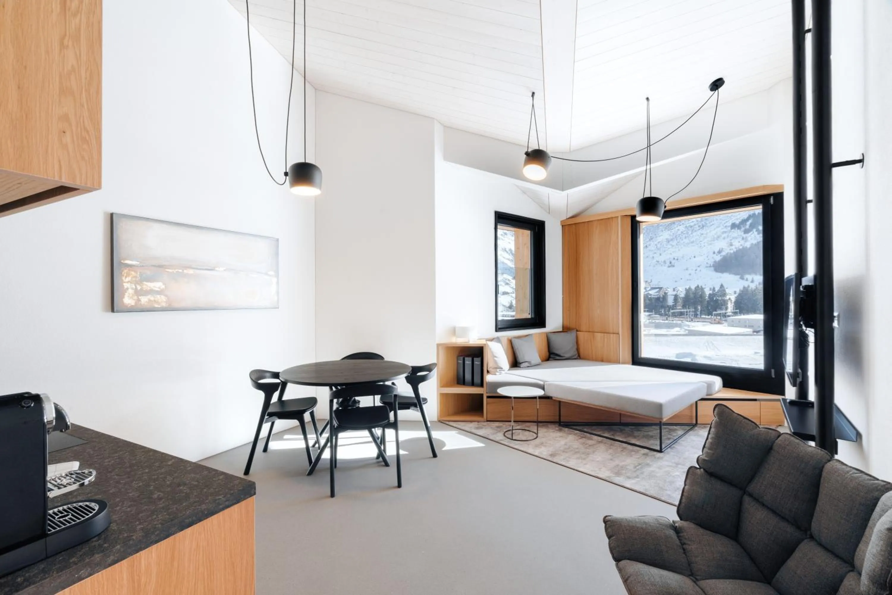 Living room in Andermatt Alpine Apartments