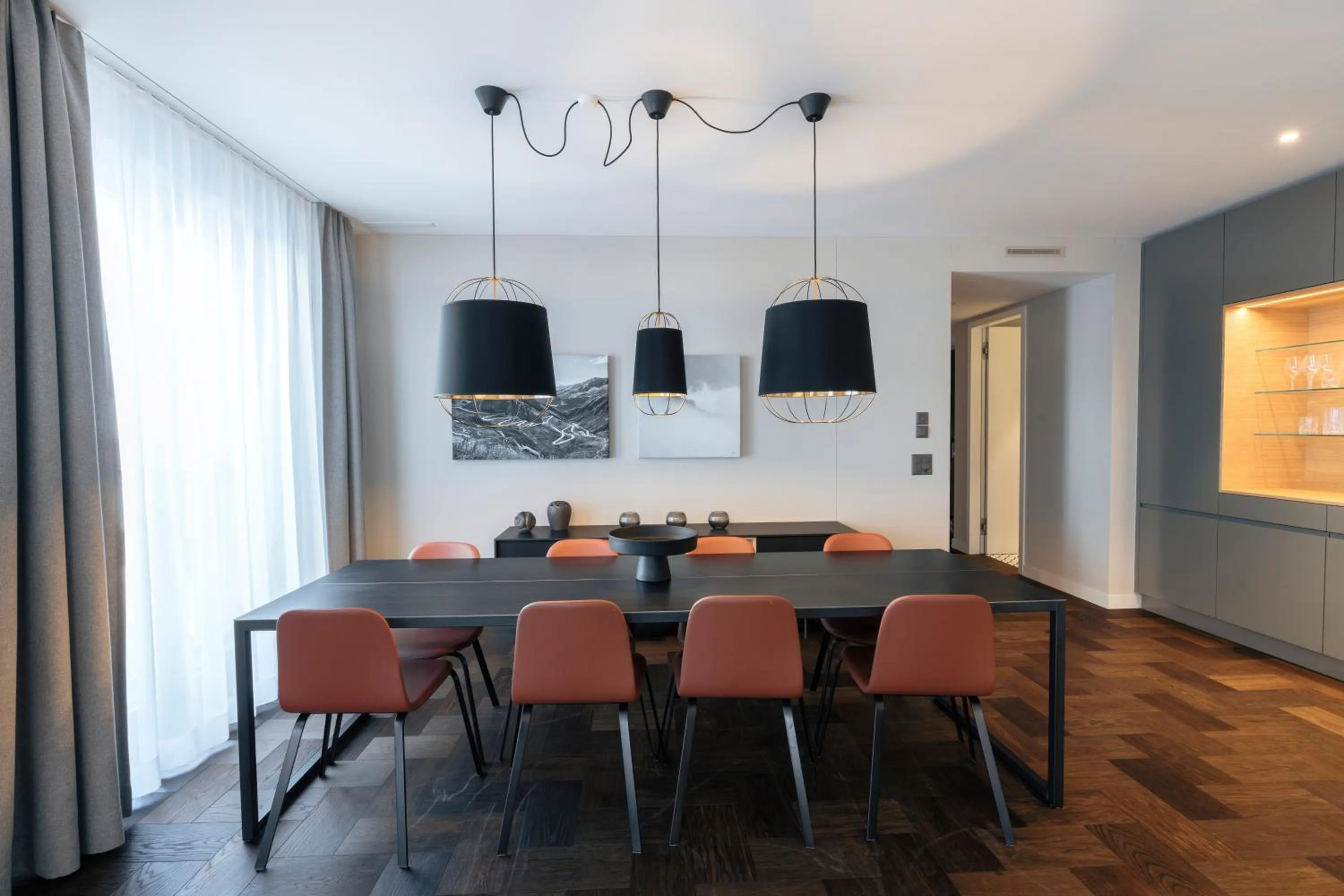 Dining area in Andermatt Alpine Apartments