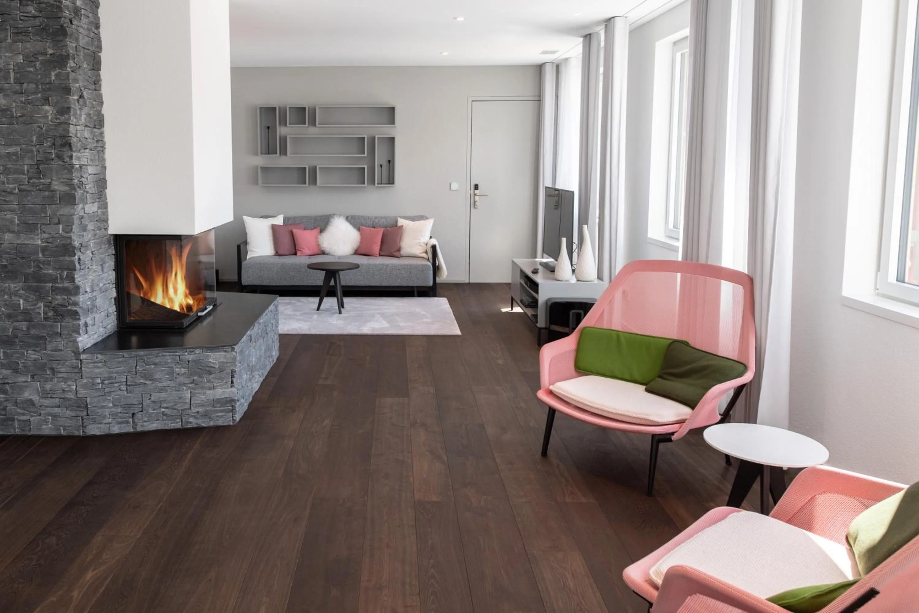 Living room in Andermatt Alpine Apartments