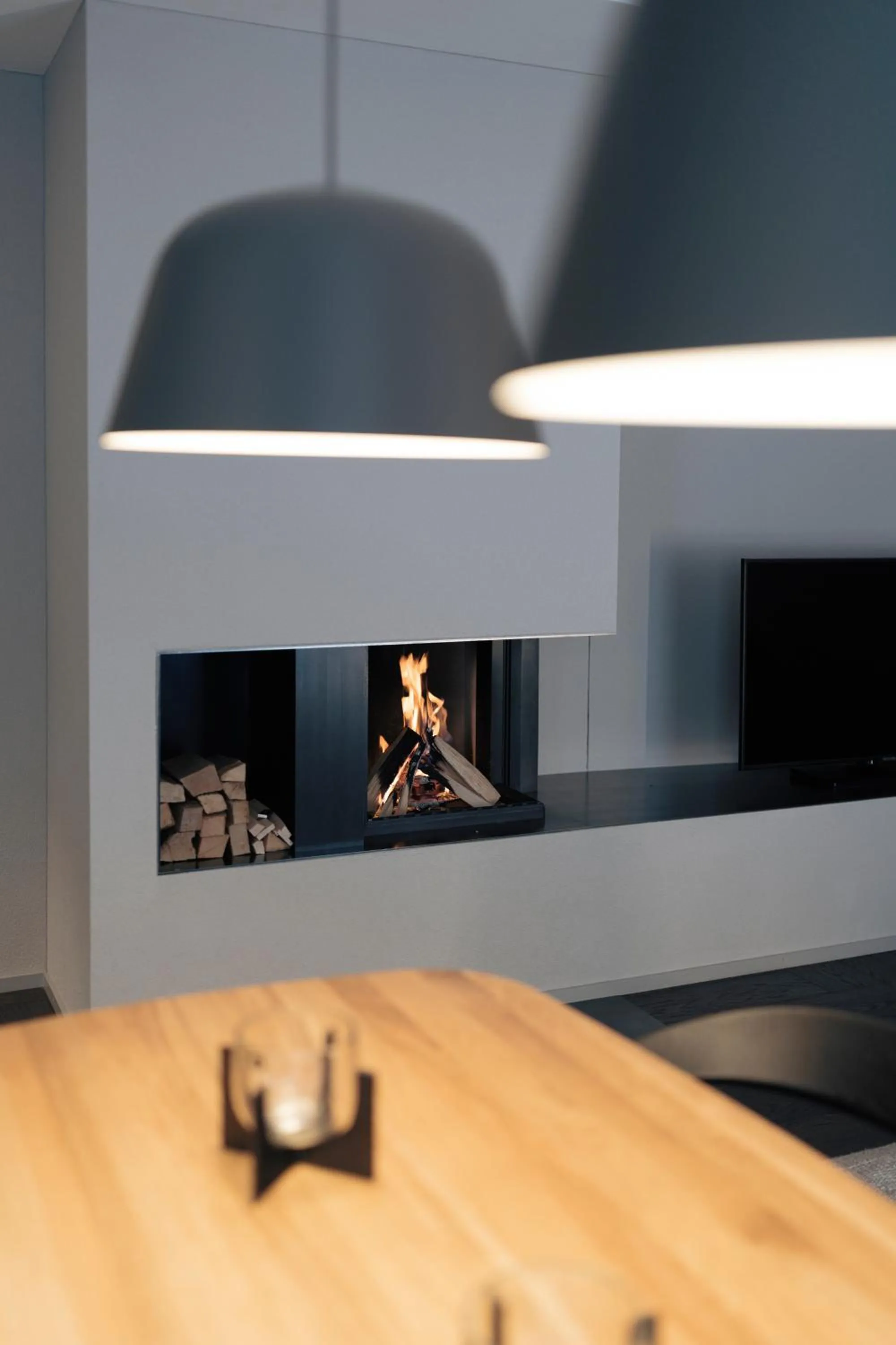 Communal lounge/ TV room in Andermatt Alpine Apartments