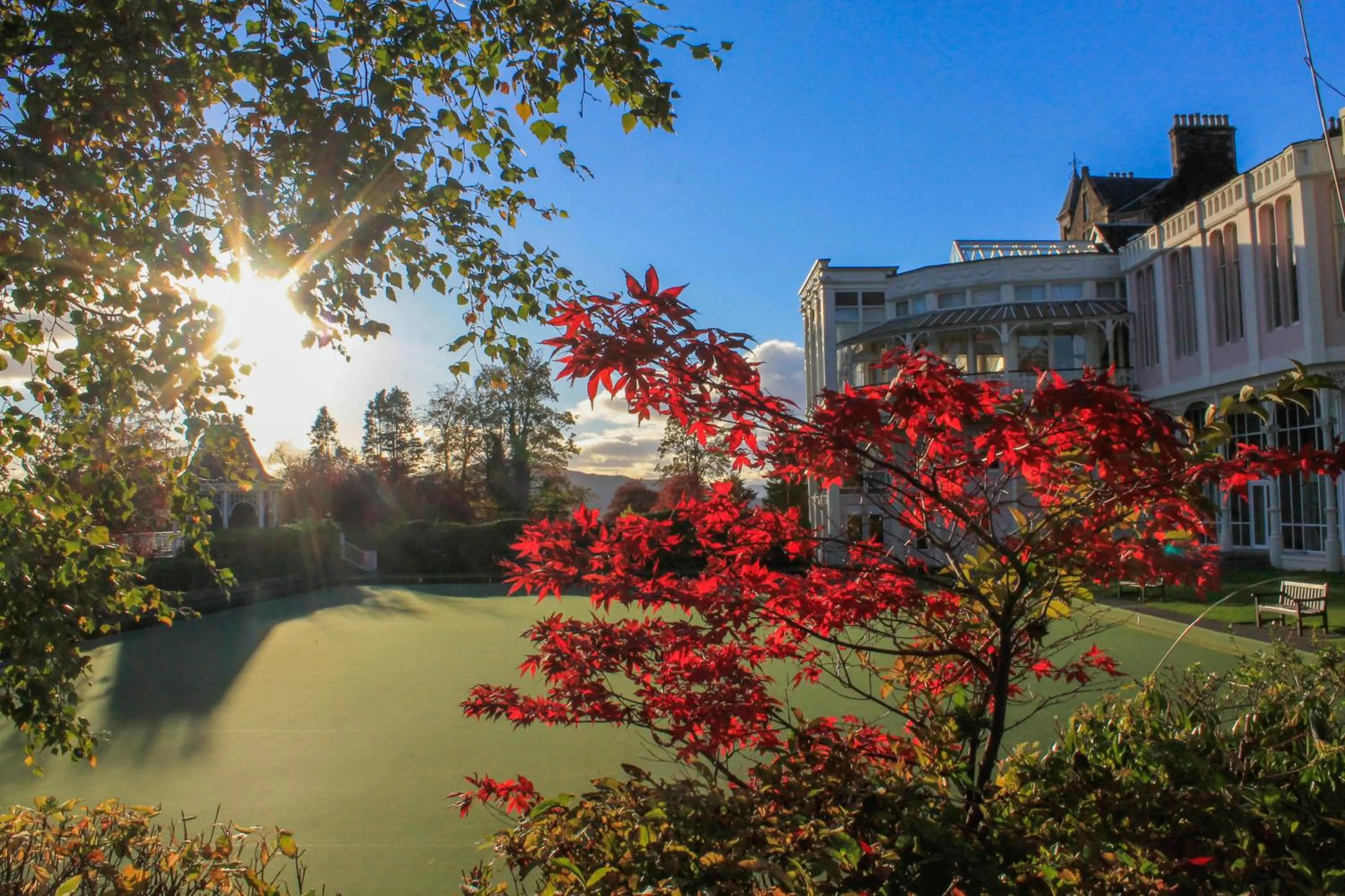 Garden in Crieff Hydro