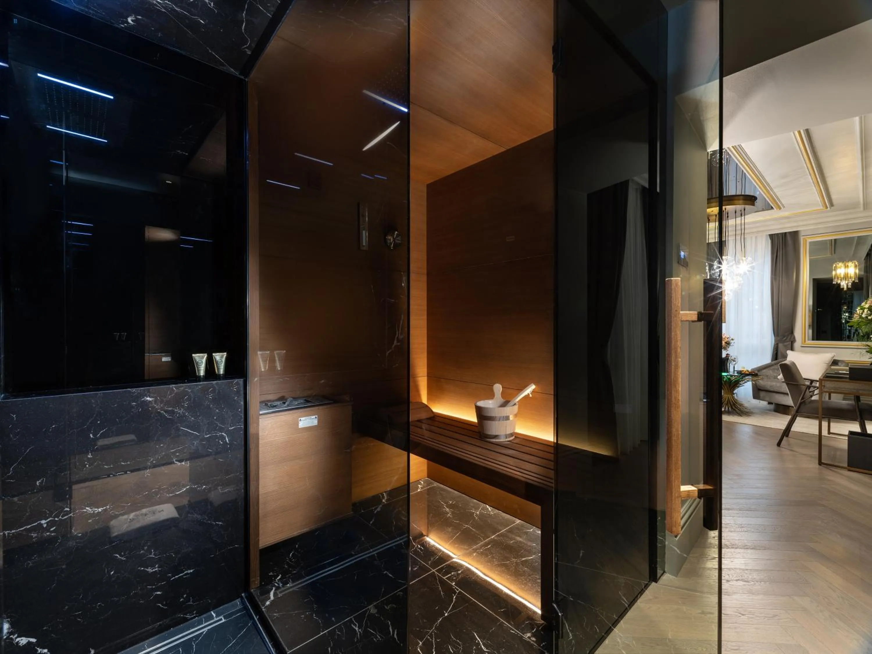 Sauna in The Plein Hotel - Small Luxury Hotels of the World