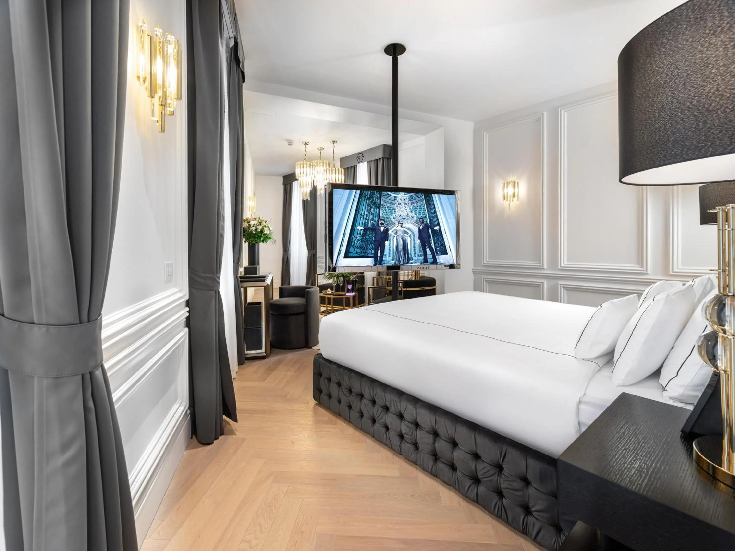 Bed in The Plein Hotel - Small Luxury Hotels of the World