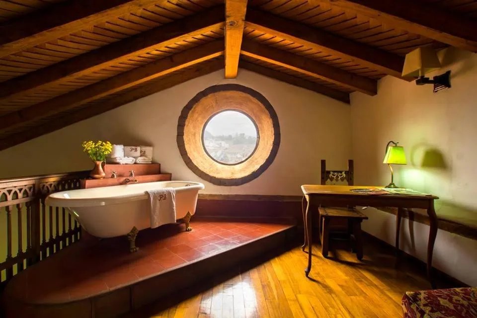 Bed in Hotel Boutique Posada La Basilica